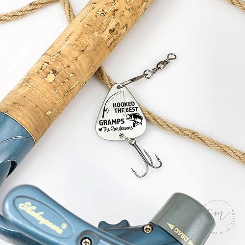 Miniatura 2 de Papa Gift for Papa Hooked The Best Papa Fishing Lure Papa Gift Father's Day Gift Idea Papa Fishing Lure Grandpa Gift Idea Papa Birthday Papa