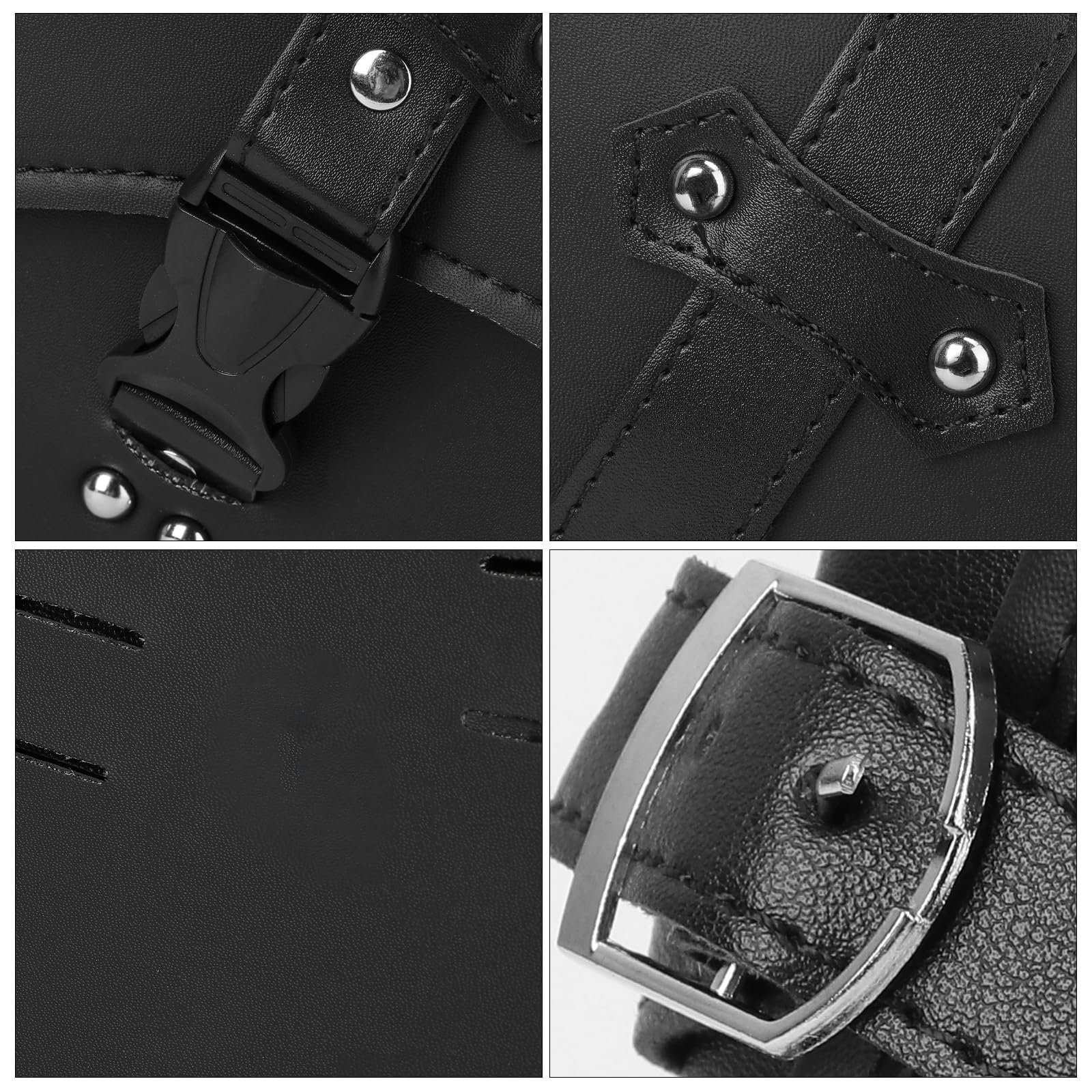 BESPORTBLE Motorradtasche Seitentasche Rechts Satteltasche PU Leder Wasserdicht Motorräder Gepäckträgertasche Hecktasche Lenkertasche werkzeugtasche