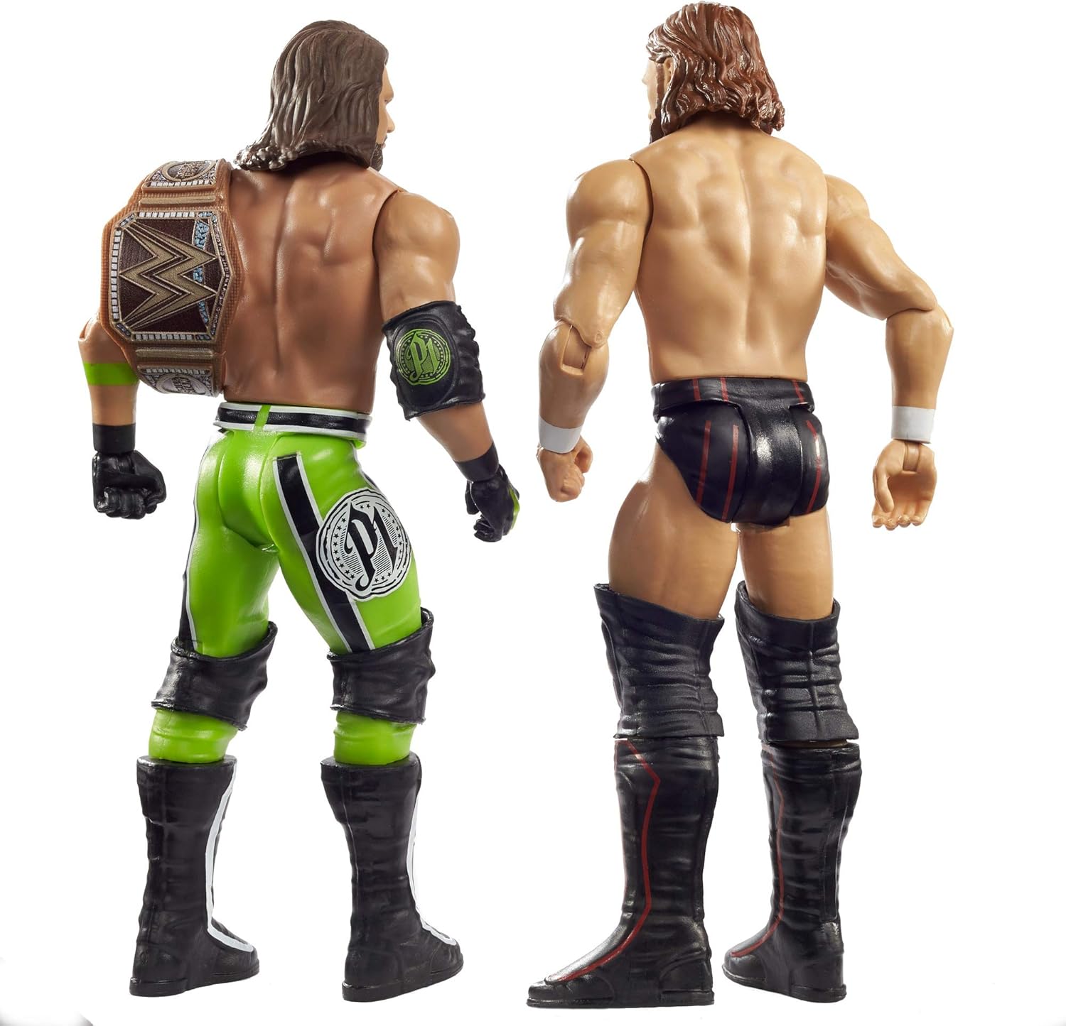 WWE Daniel Bryan vs AJ Styles Battle Pack Series #64 with Two 6-inch Articulated Action Figures & Ring Gear