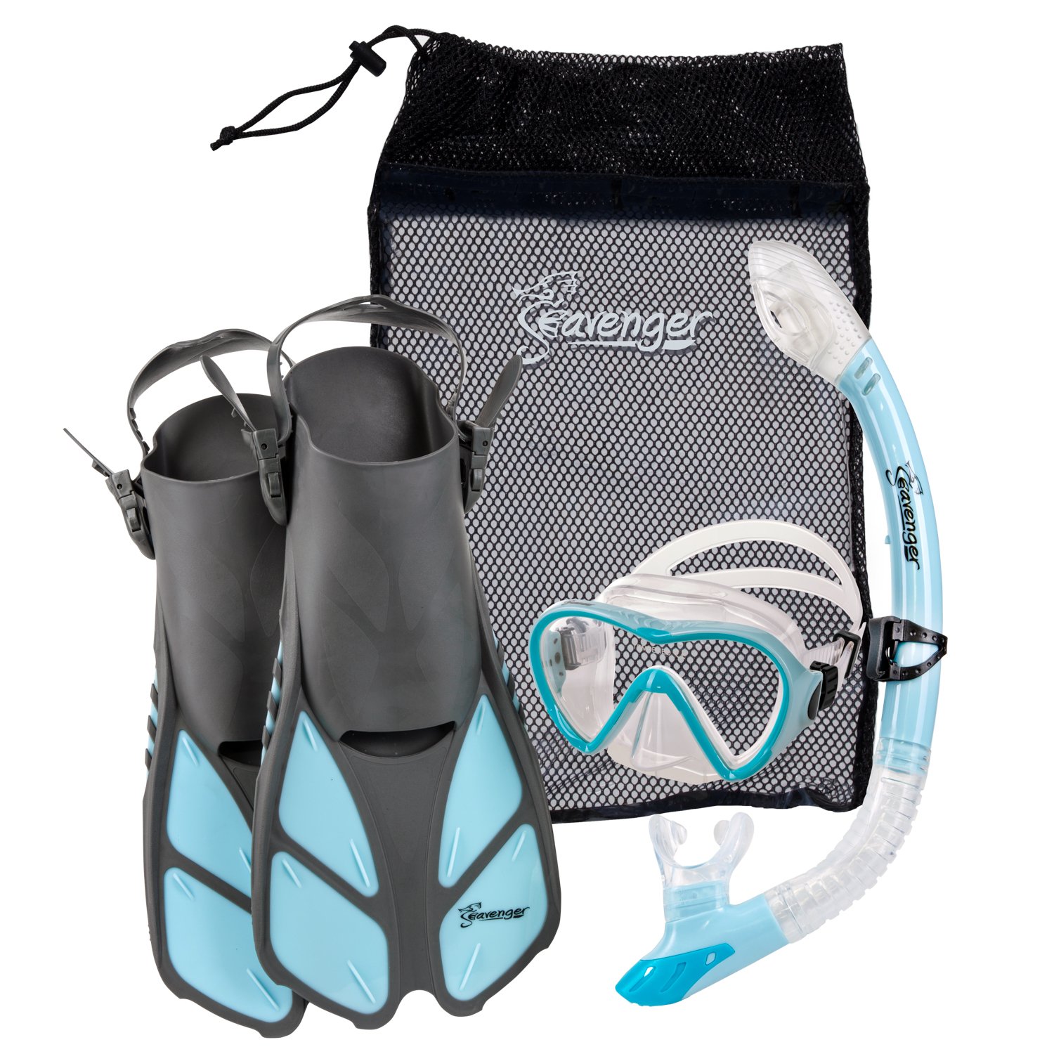 Seavenger Aviator Snorkeling Set with Gear Bag