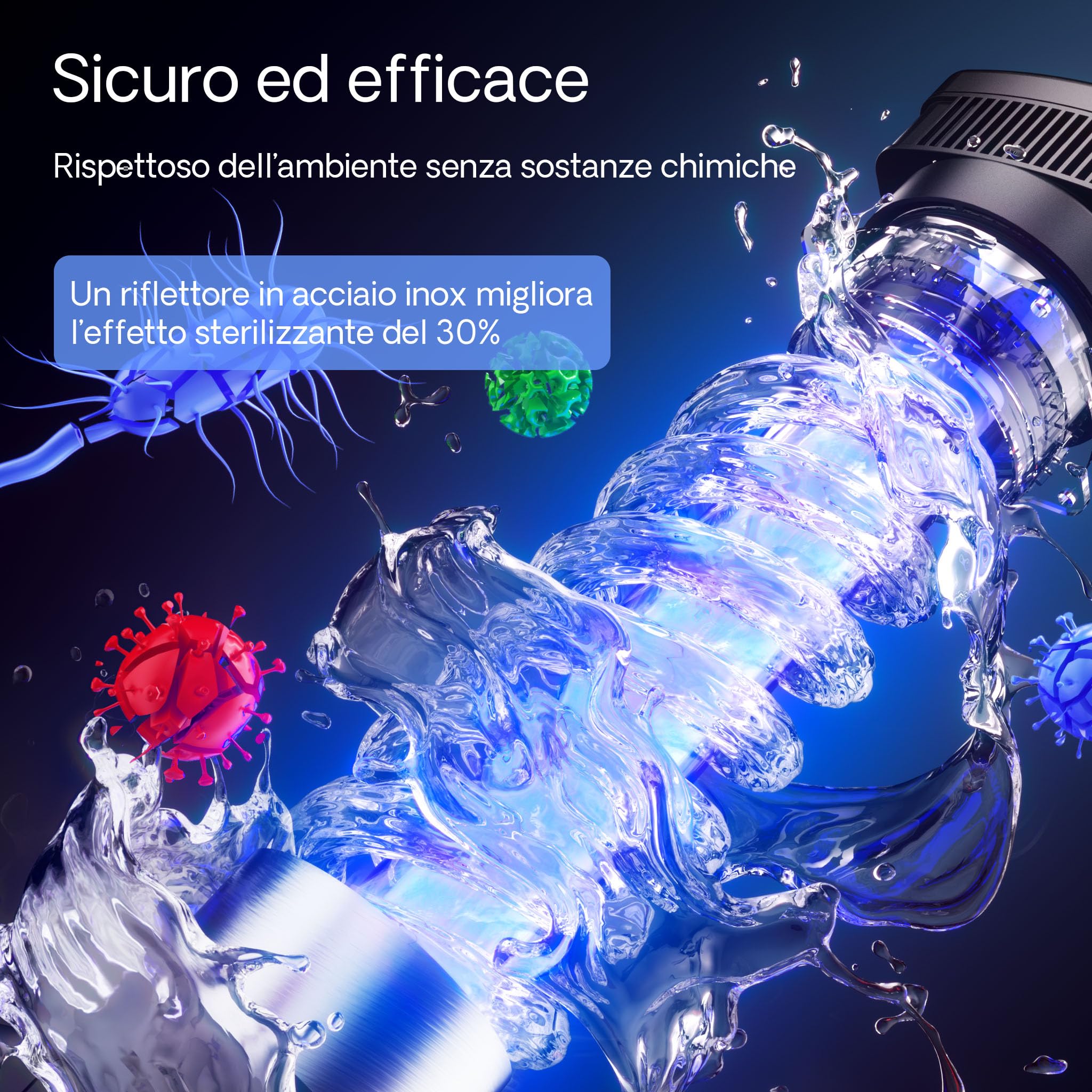 SunSun CUV-636 Chiarificatore acqua per laghetti 36W Sterilizzatore UVC