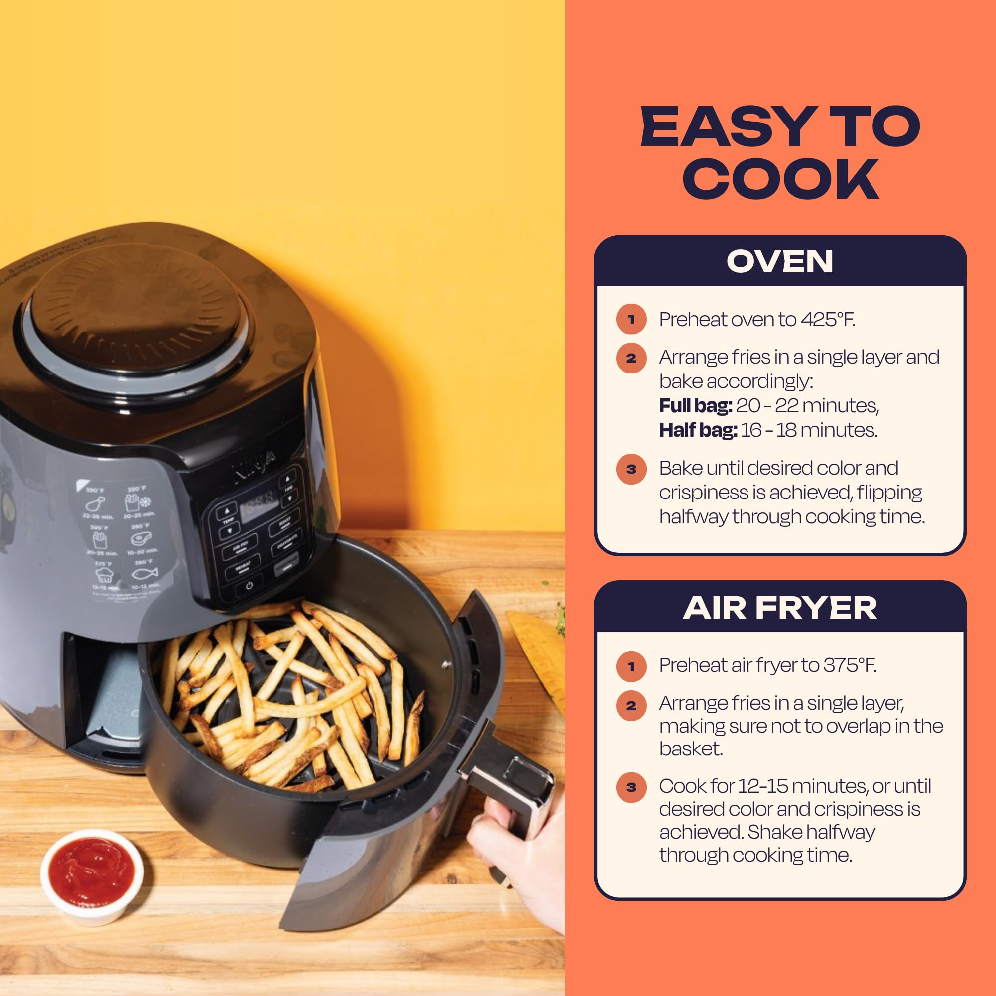 Jesse Bens House-Cut Tallow Sea Salt Fries Made with Grass-Fed Beef Tallow Gluten-Free Non-GMO Frozen Potatoes Healthy Snack — view 7