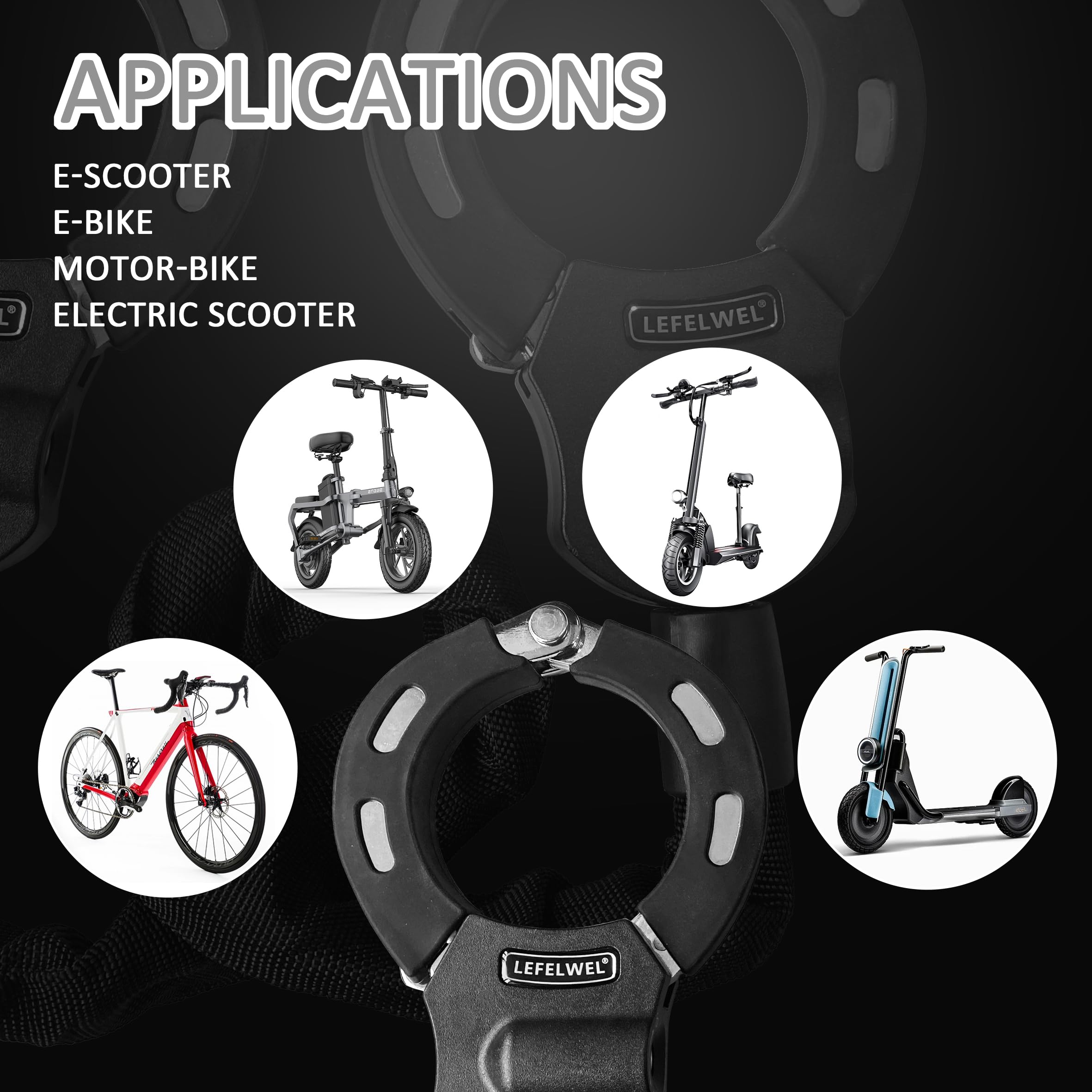 Chaîne antivol pour scooter
