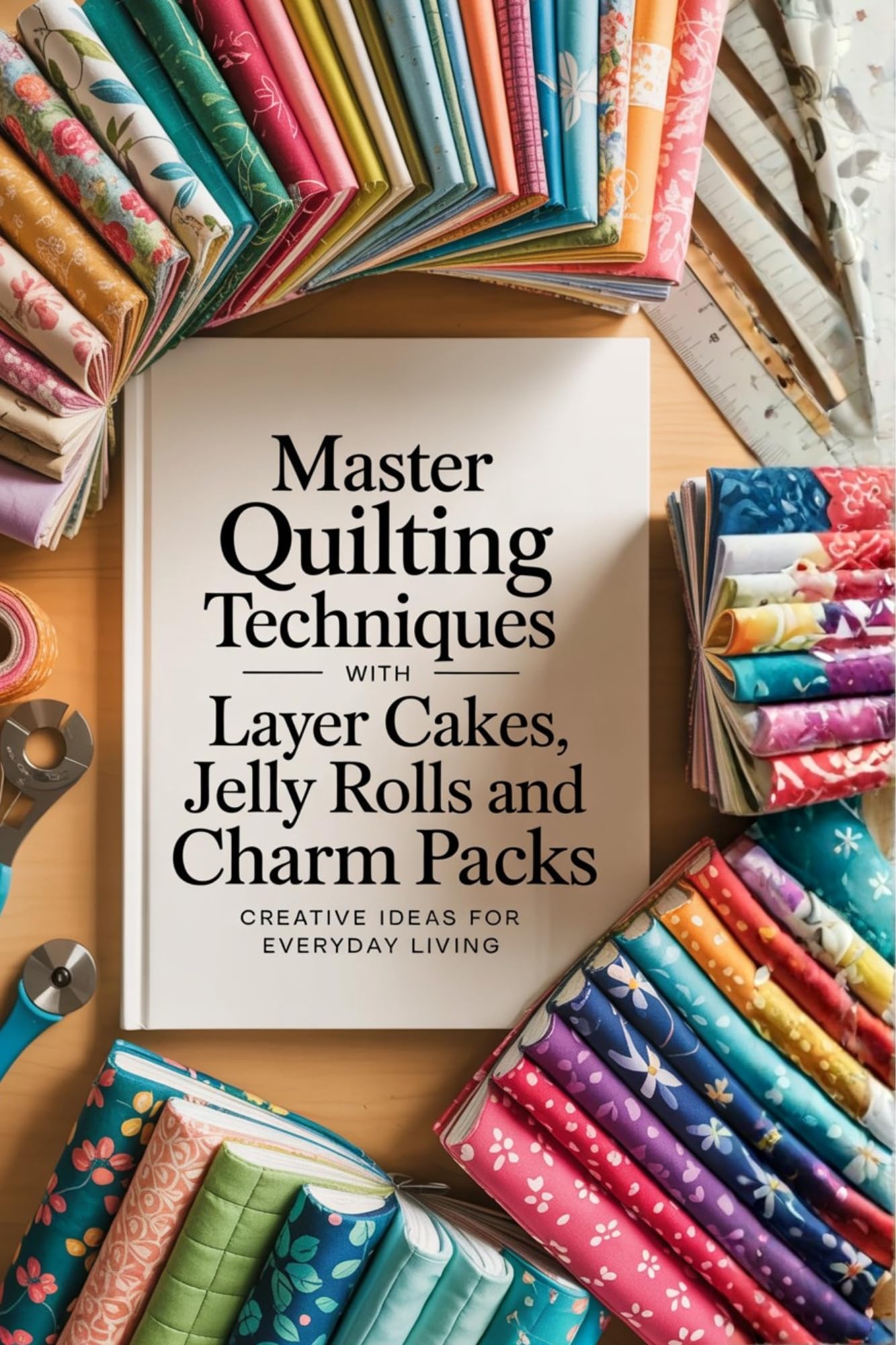 Master Quilting Techniques with Layer Cakes, Jelly Rolls and Charm Packs: Creative Ideas for Everyday Living