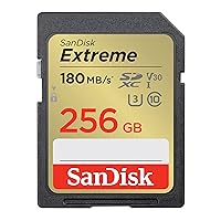 SanDisk 256GB Extreme scheda SDXC + RescuePro Deluxe fino a 180 MB/s UHS