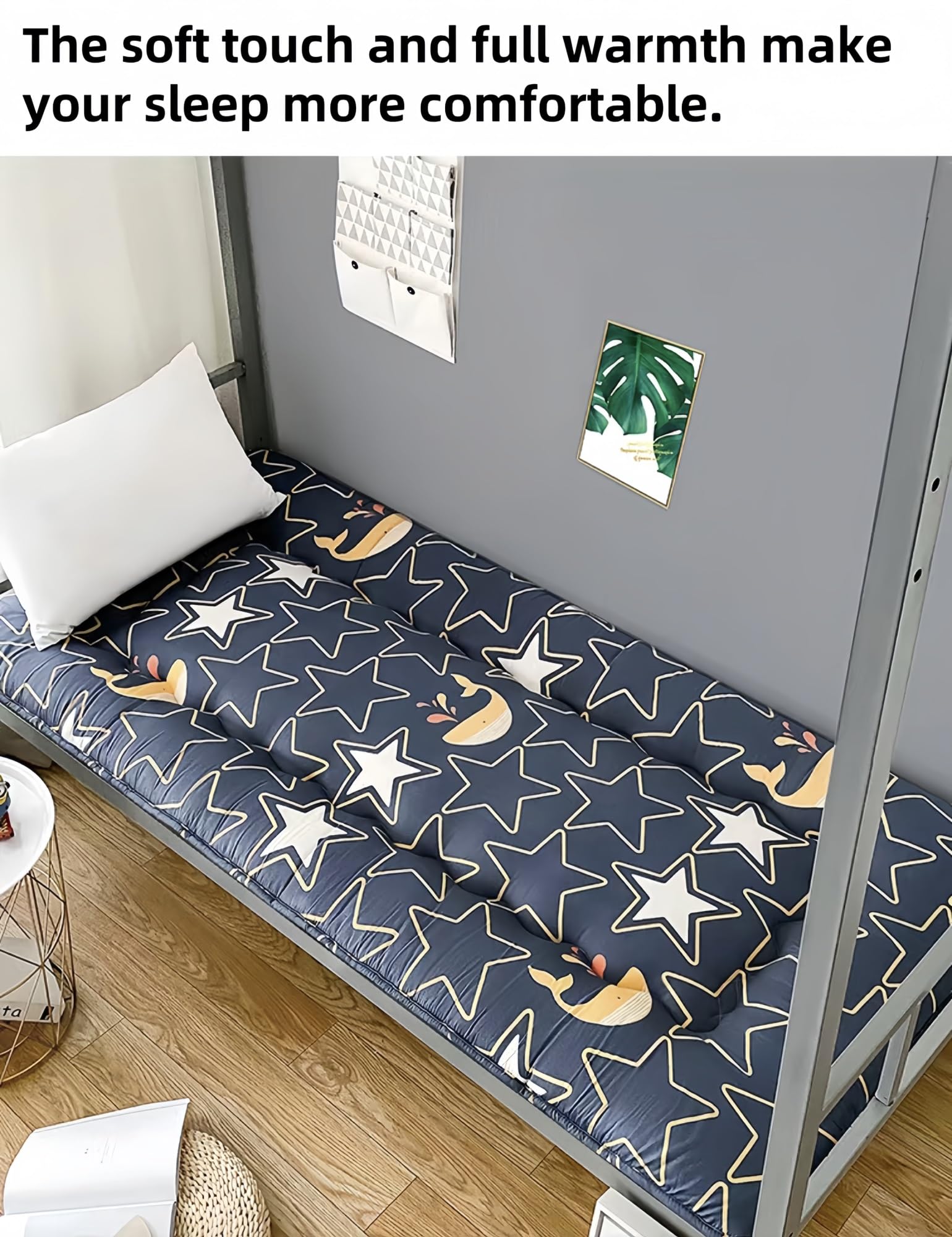 Materasso futon pieghevole, spessore 3 cm, per casa e campeggio, versatile materasso per dormitorio e lettino da pavimento