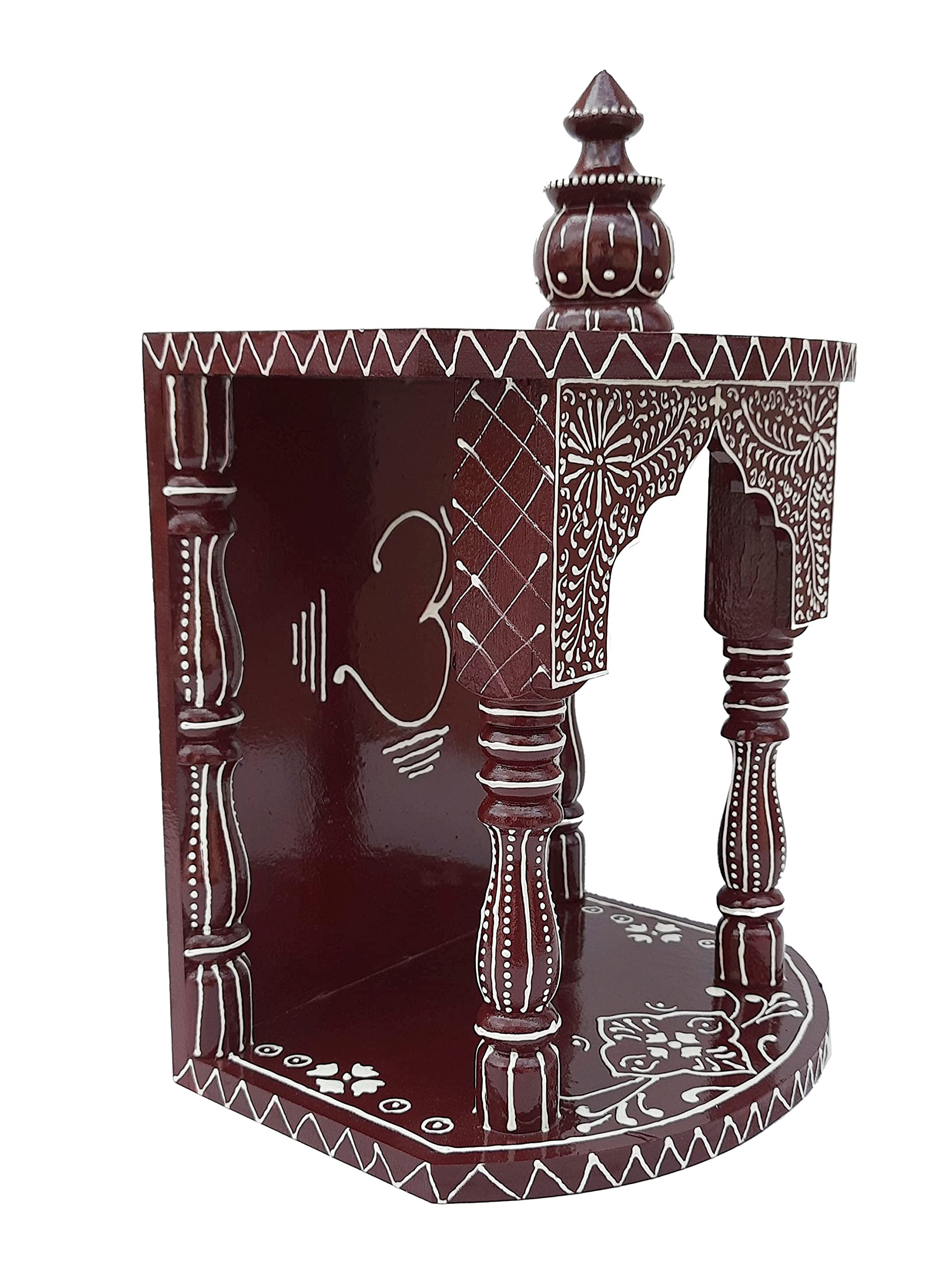Buy Samriddhi Arts And Crafts Wooden Religious Temple Mandir for Home