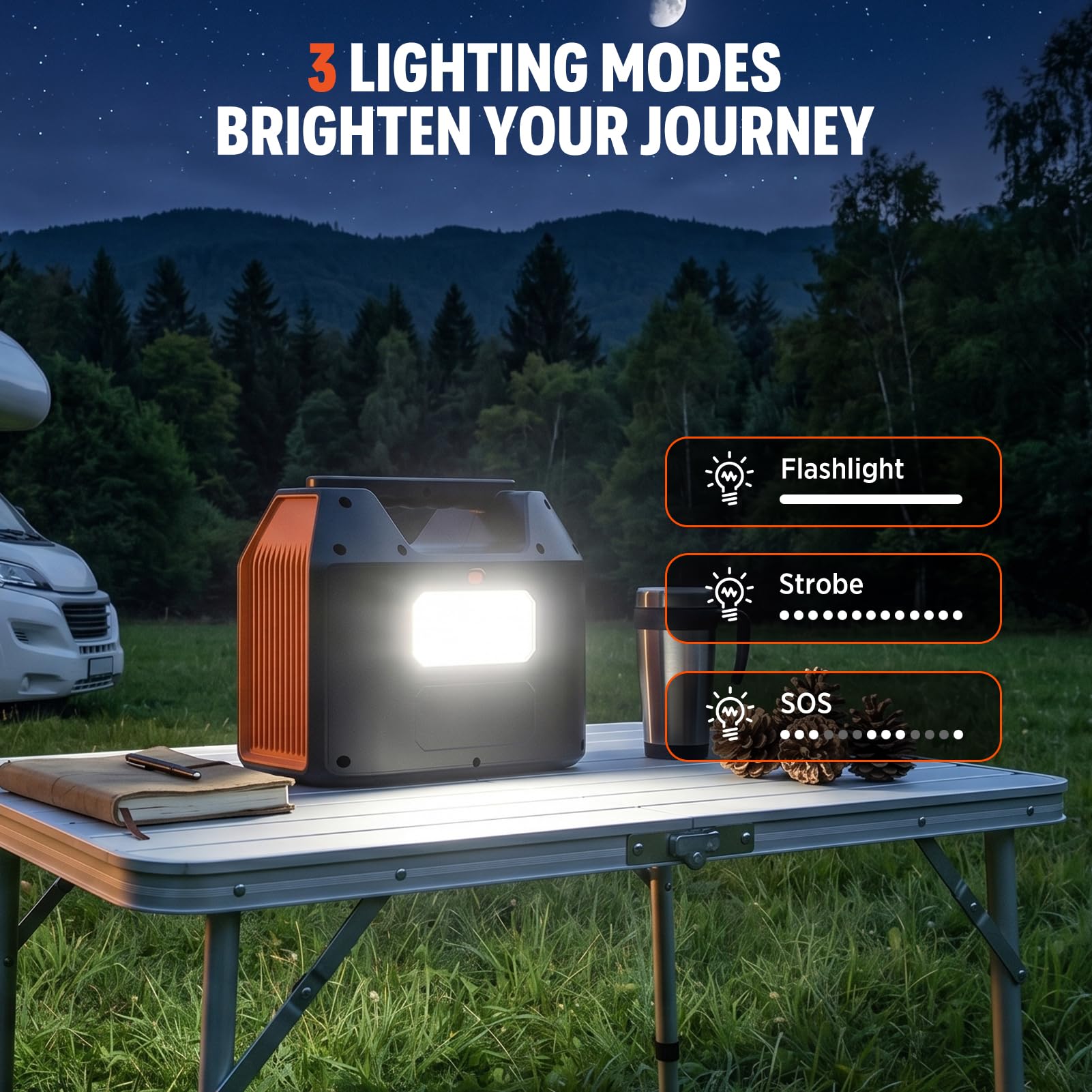 SinKeu Estación de energía portátil, generador solar de 97.68 Wh, batería de respaldo de electricidad de 230 V/150 W salida de CA con panel solar de 40 W para camping, emergencia, fuera de la red, al