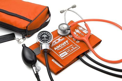Miniatura 7 de ADC Pro's Combo III - Kit de aneroide de bolsillo para adultos con esfigmomanómetro de presión arterial Prosphyg 778 y estetoscopio Adscope 603 con