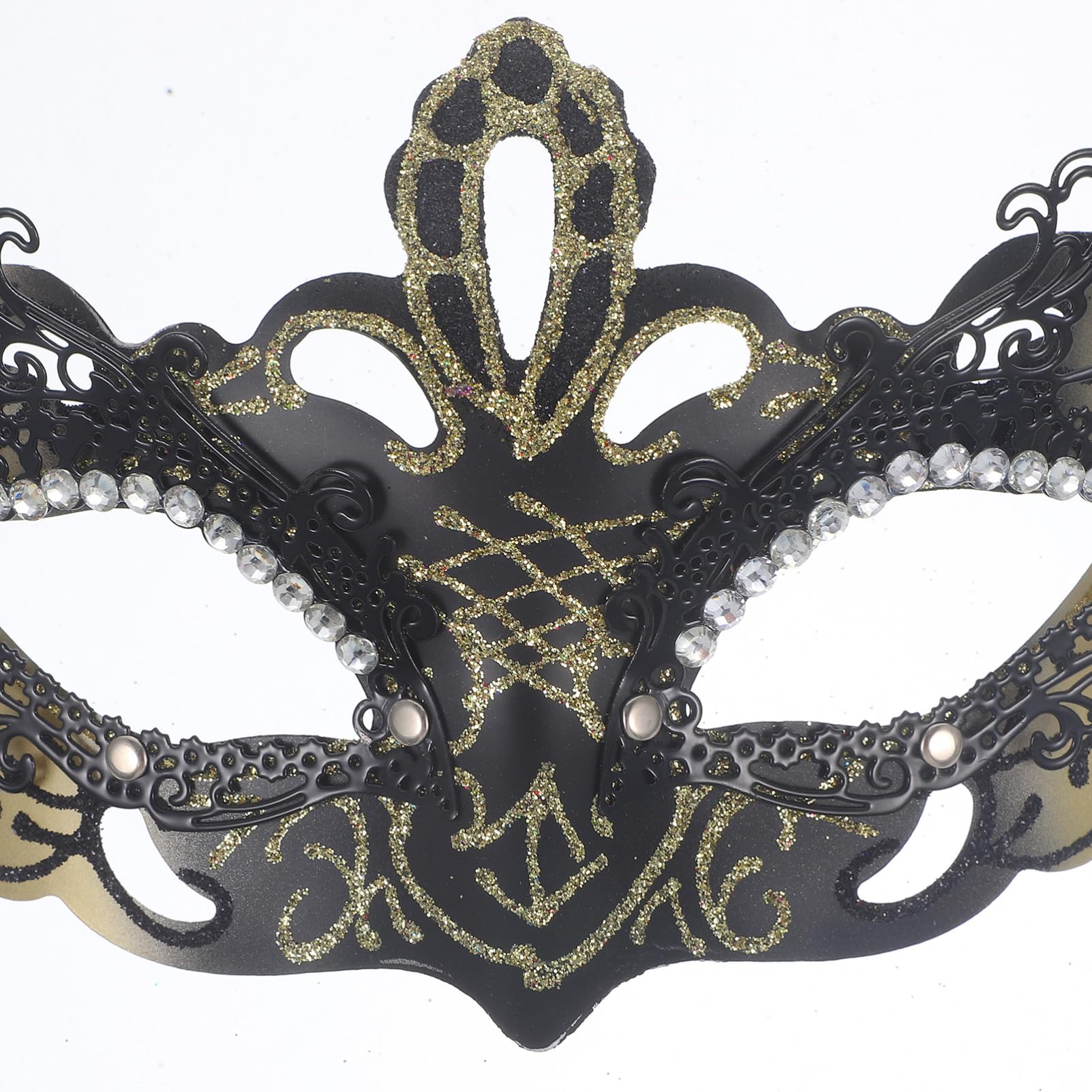 Healvian 4 Pezzi Maschera Mascherate Metallo per Accessorio per Halloween e Festivi