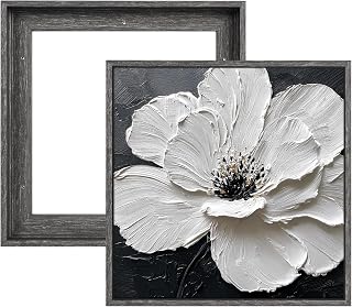 Canvas Floater Frame for 8x8 Wedding Paintings,0.9" Deep,Gray