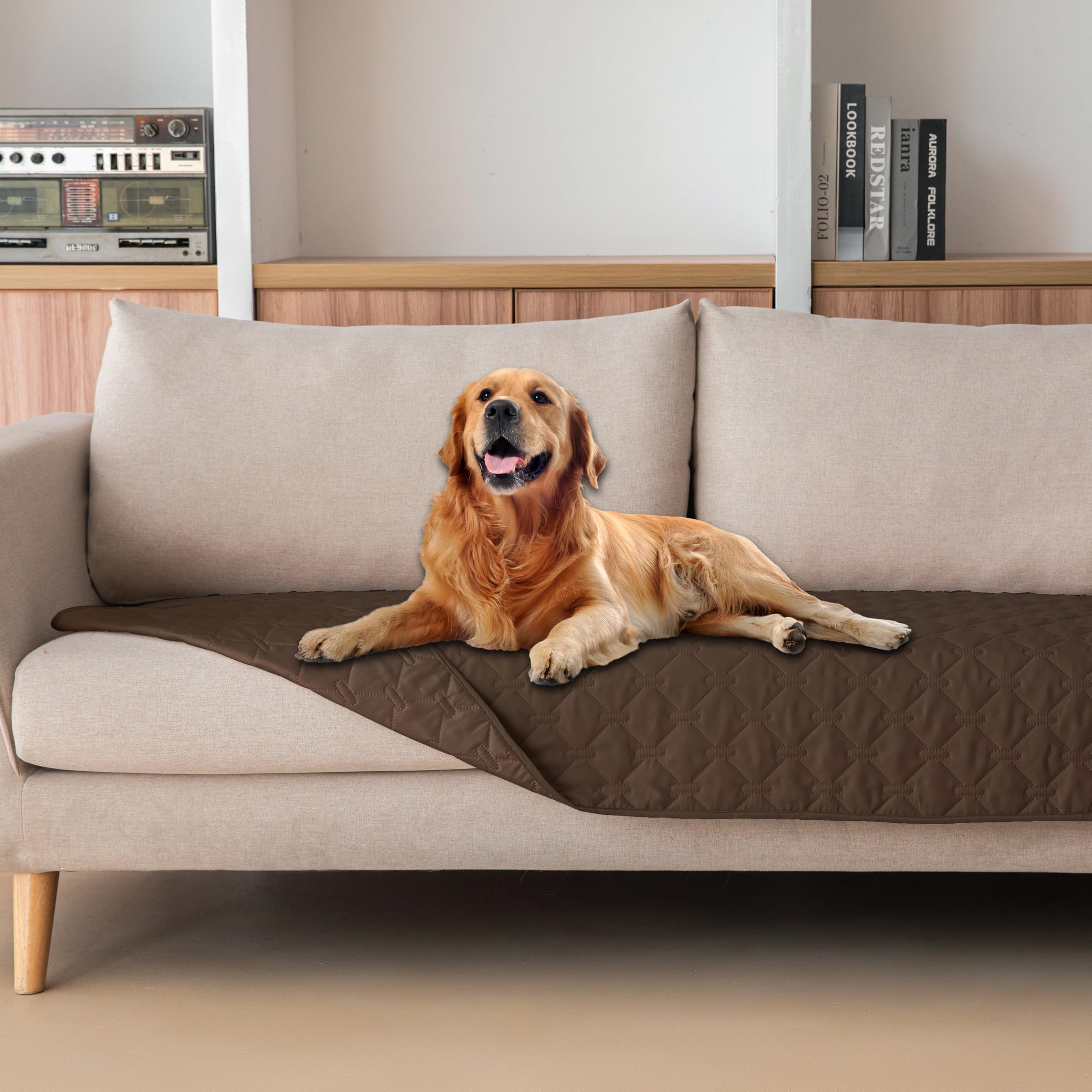 gogobunny Waterproof Blanket, Couch Covers for Dogs, Reversible Protector
