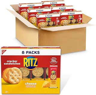 RITZ Cheese Sandwich Crackers Lunch Snacks