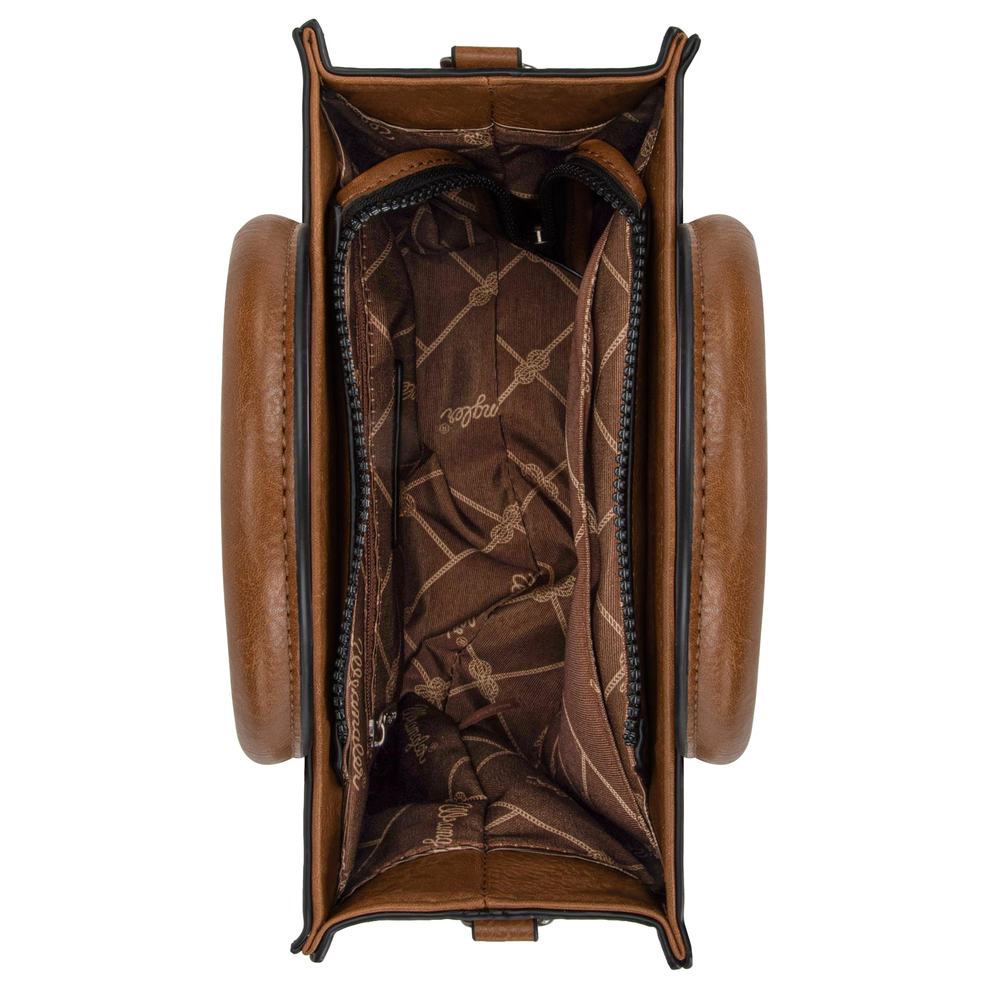 Wrangler Medium Tote Bag for Women Designer Satchel Handbags Top-handle Purses with Strap: Leopard Print