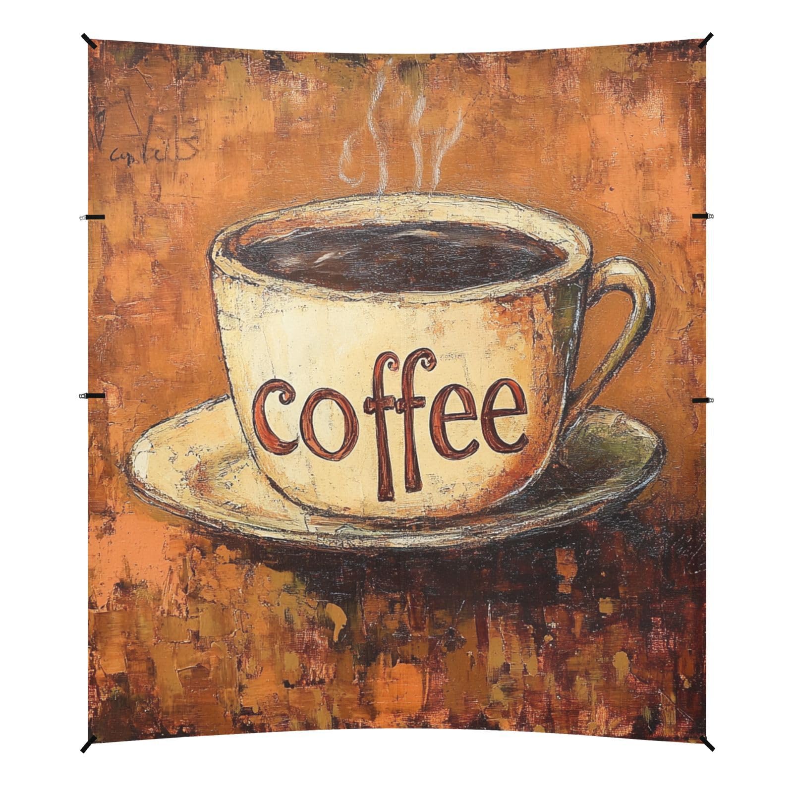 Coffee12 Beach Tent & Canopy UPF50 Waterproof Sun Shelter with Sand Pockets for Camping, Fishing, Backyard Fun