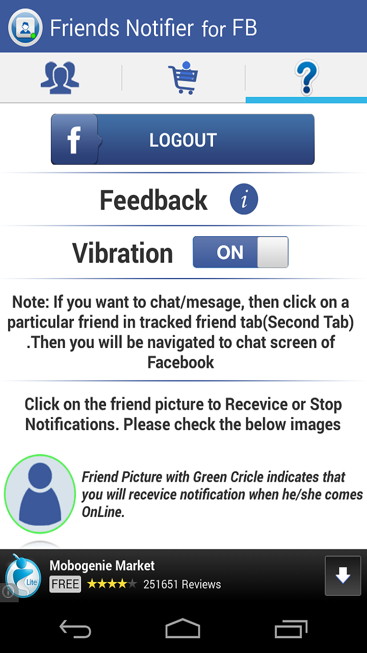 Friends Notifier for Facebook - App on Amazon Appstore