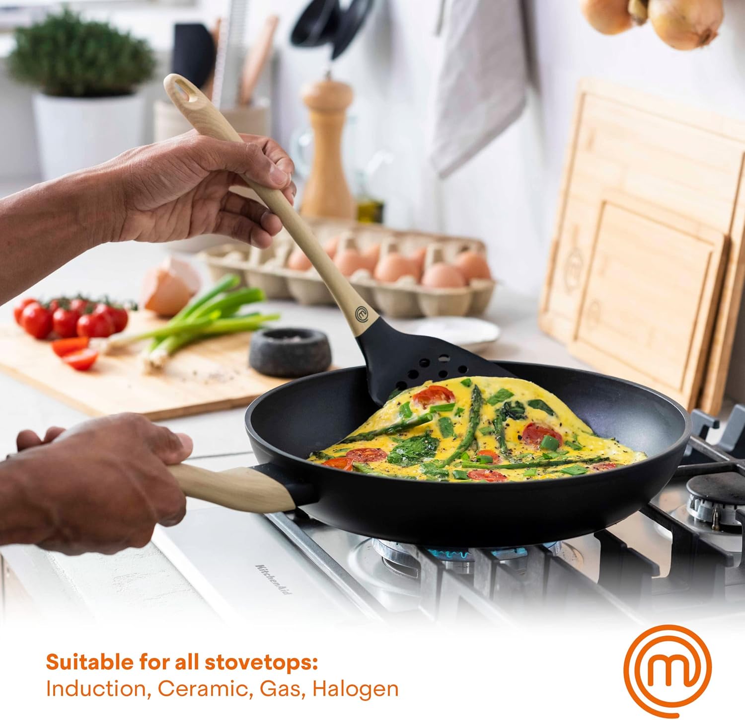 Cooking an Omelet in a MasterChef Fry Pan