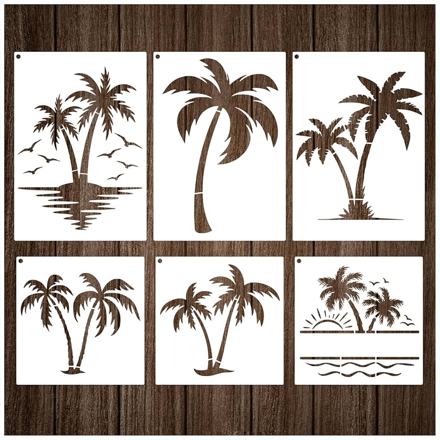 amazon-com-palm-tree-stencils-reusable-beach-stencils-for-painting-on-wood-canvas-walls-diy-nature-summer-theme-projects-small-large-sizes-arts-crafts-sewing for Free Printable Palm Tree Stencils Amazon.com : Palm Tree Stencils - Reusable Beach Stencils for Painting on Wood, Canvas, Walls - DIY Nature Summer Theme Projects - Small & Large Sizes : Arts, Crafts & Sewing for Free Printable Palm Tree Stencils