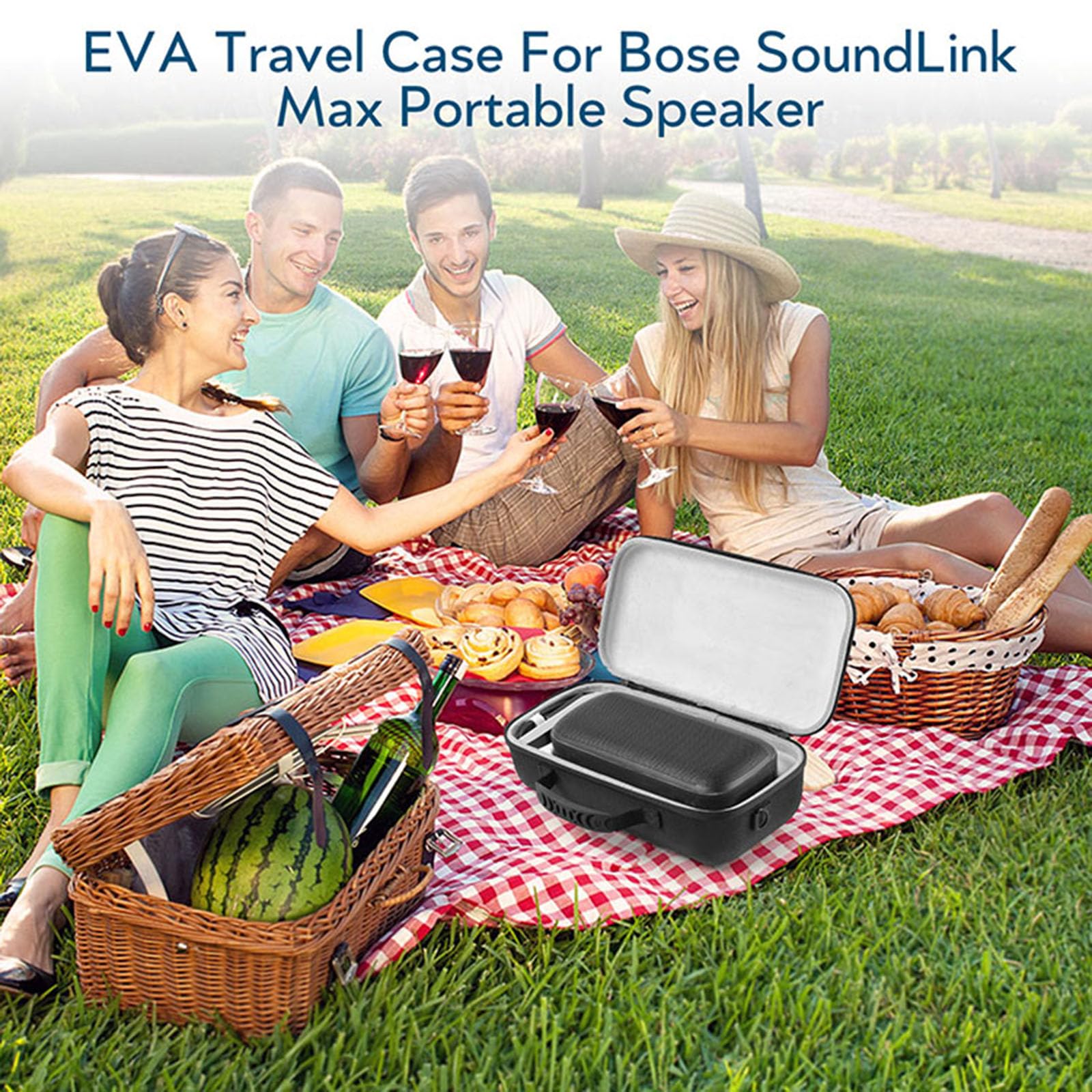 Tui Rigide Compact EVA Pour Haut-parleur Bose SoundLinkPlus