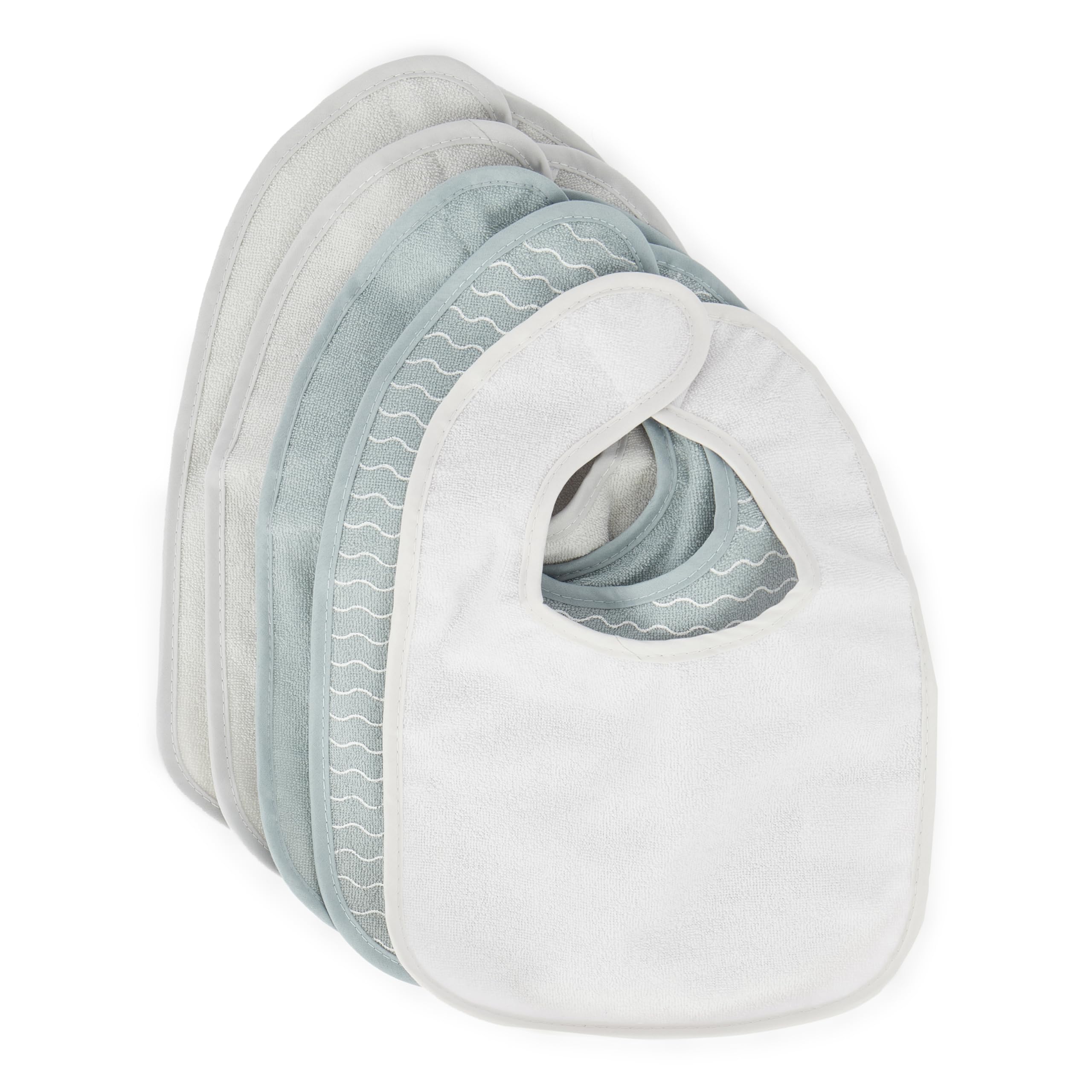 Bieco Wasserdicht Ltzchen | 5er Pack | Baby Baumwolle Waschbar Latz Bibs nl? Ltzchen Brei