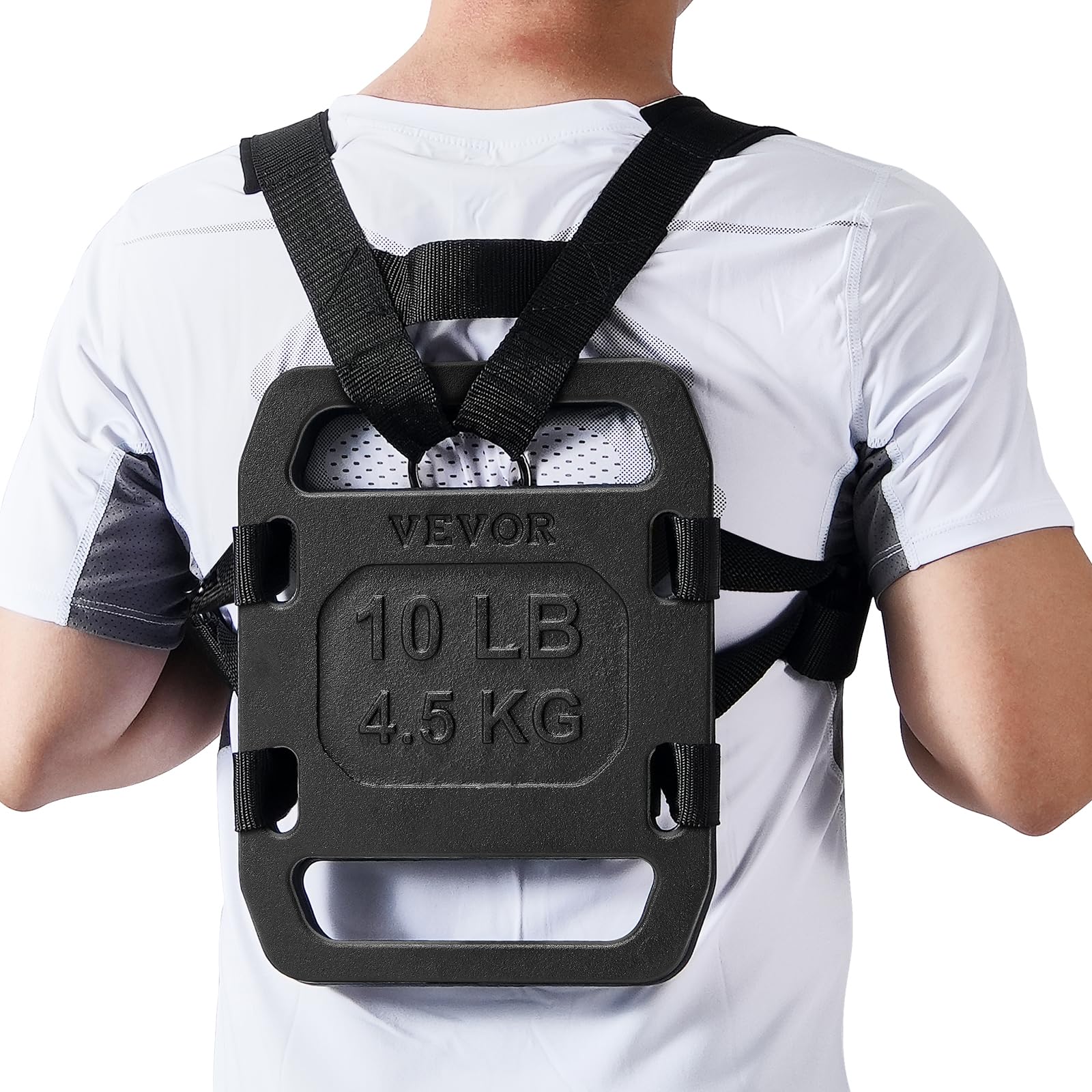 VEVOR Ruck Gewichte aus Gusseisen, Ruck Plate, Gewichtete Gewichte zum Rucken, Massive Ruck Plate Gewicht für Rucken, Schaukeln, Kniebeugen, Krafttraining, Gewichtheben, Fitness Workout