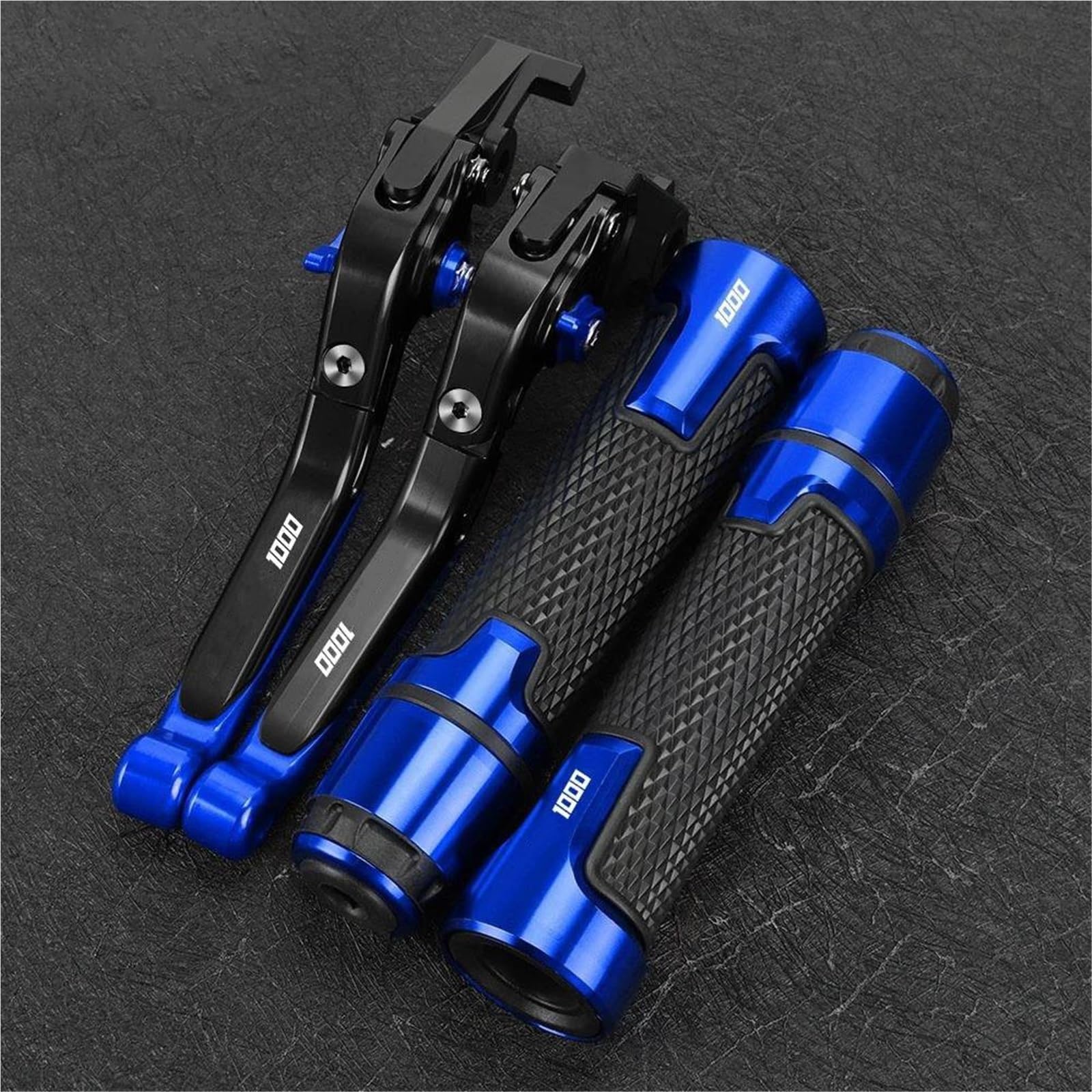 GQUIKGW Replace Motorcycle Folding Extendable Clutch Levers Brake Adjustable Handle for Aprilia for Futura RST1000 RST 1000 2001-2004(Blue)