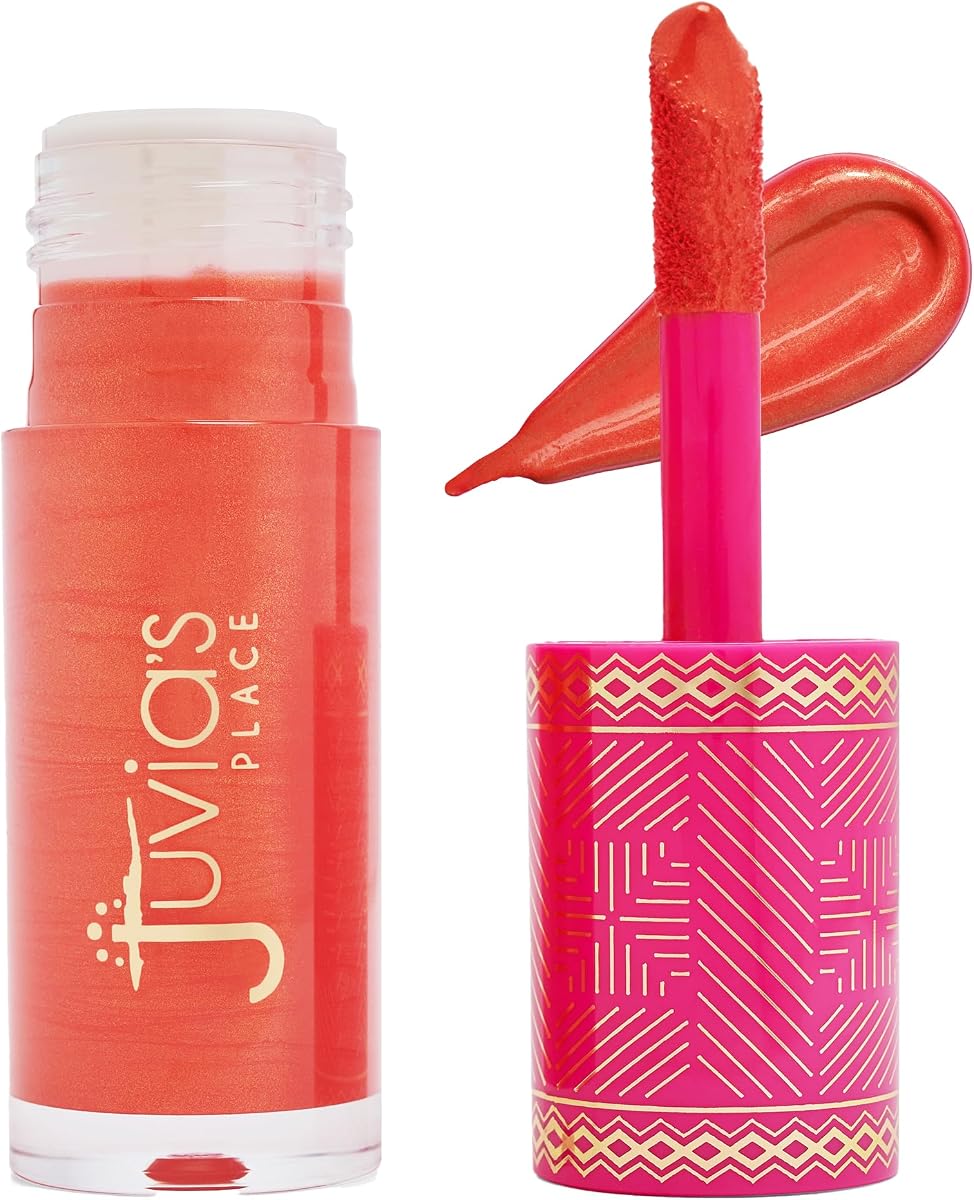 Juvia's Place Blushed Liquid BlushLighter - Marigold Glow - Liquid Blush for Cheeks with Luminous Glow, Long-Wearing, Buildable & Highly-Pigmented Makeup, Easy to Blend
