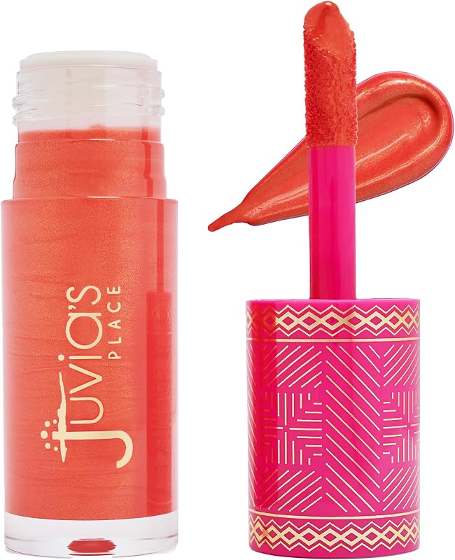 Juvia's Place Blushed Liquid BlushLighter - Marigold Glow - Liquid Blush for Cheeks with Luminous Glow, Long-Wearing, Buildable & Highly-Pigmented Makeup, Easy to Blend
