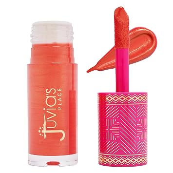 Juvias Place Blushed Liquid BlushLighter - Marigold Glow - Liquid Blush for Cheeks with Luminous Glow, Long-Wearing, Buildable & Highly-Pigmented Makeup, Easy to Blend
