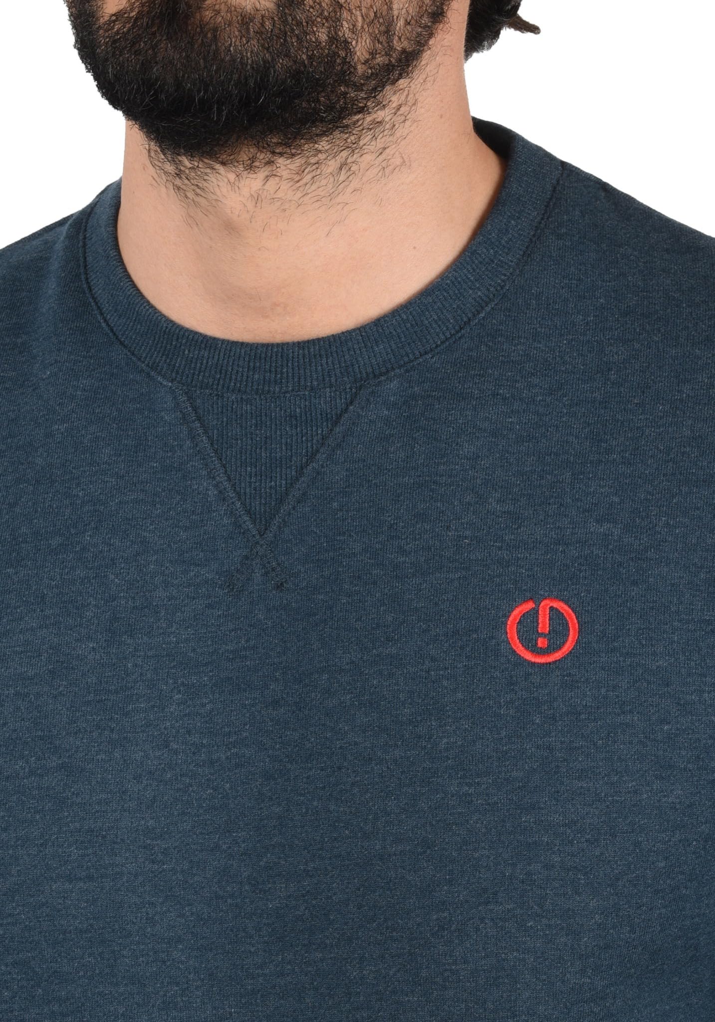 !Solid Benn Felpa Maglione Pullover da Uomo con Girocollo