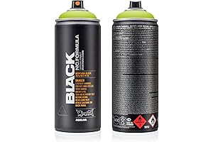 Montana Cans BLACK Spray Paint: Bringing Nightlife to Your Creations with Black Light's Fluorous Radiance