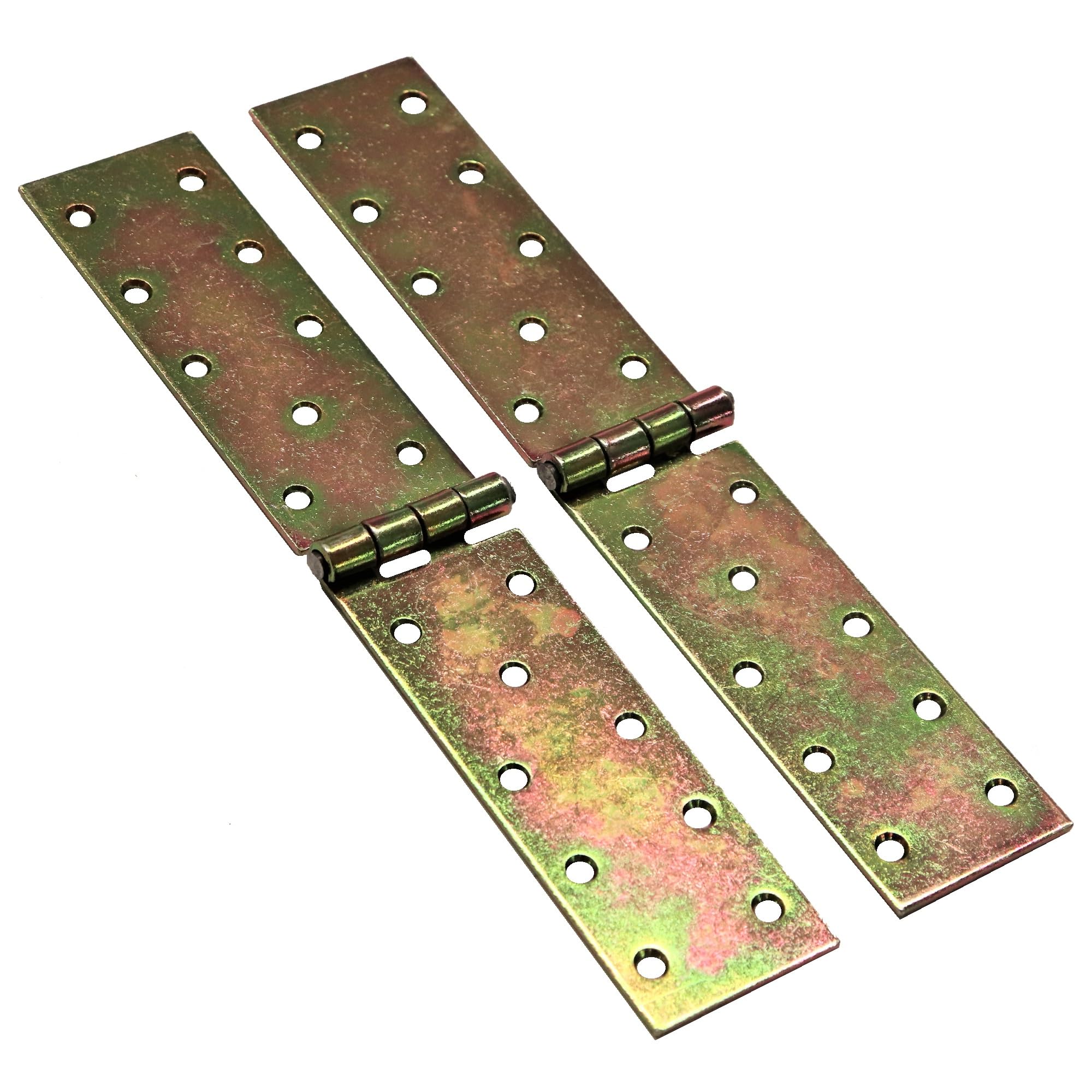 SolaDirect Pack Of 2 X 250 mm Backflap Hinge GalvanisedSteel Back Flap HingesWeather ResistantRust Corrosion ProofStrap Hinges from B&Q