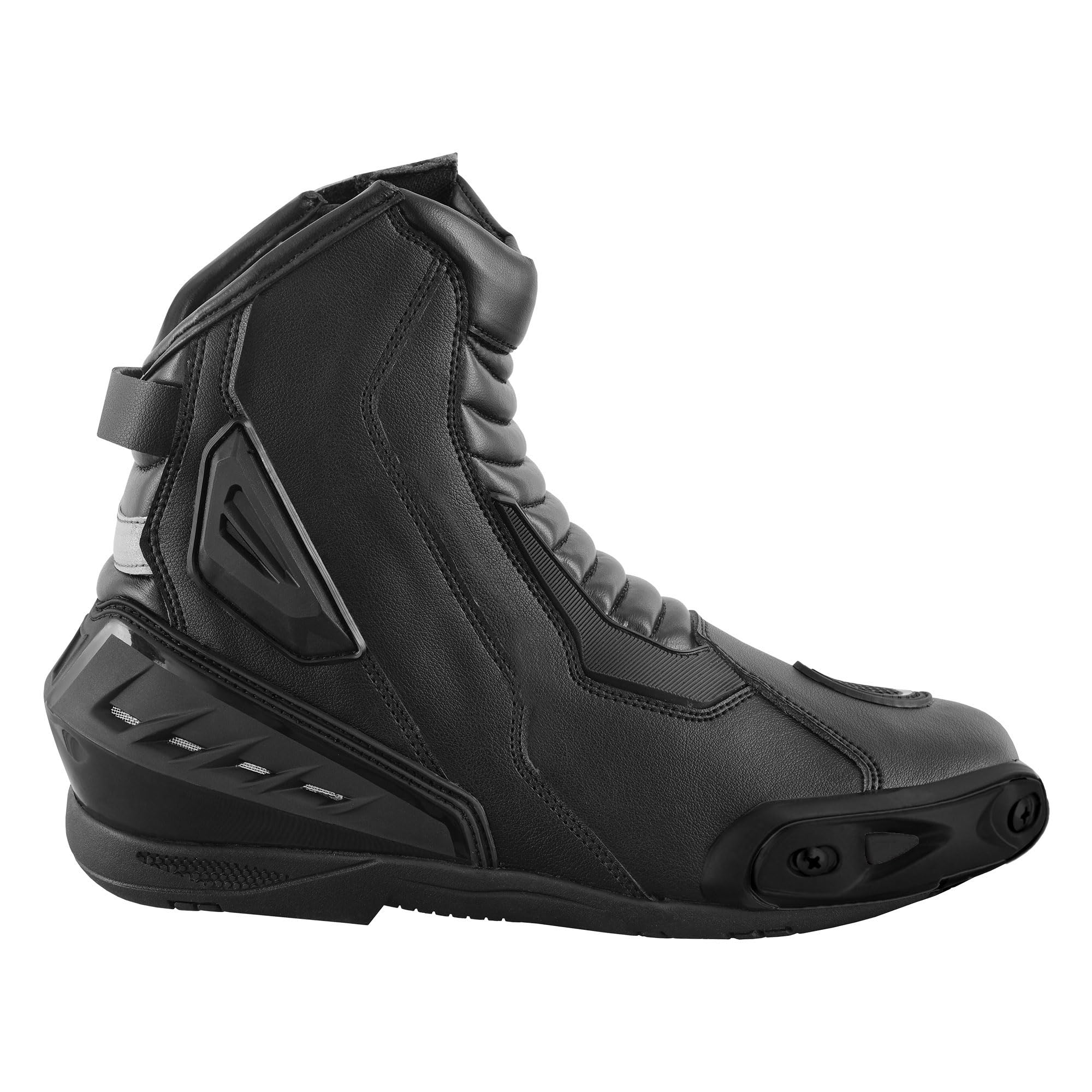Chaussures de moto en cuir pour homme, bottes de protection antidérapantes avec support de cheville, approuvé CE