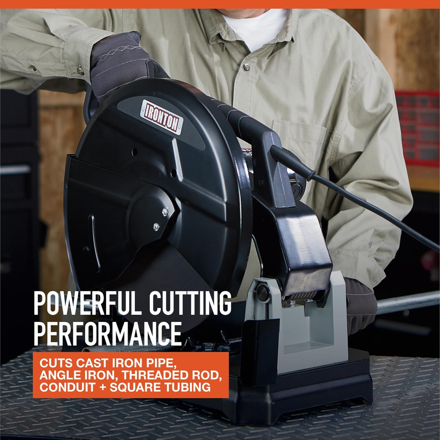 Ironton 14in. Chop Saw, 15 Amps, 5 HP