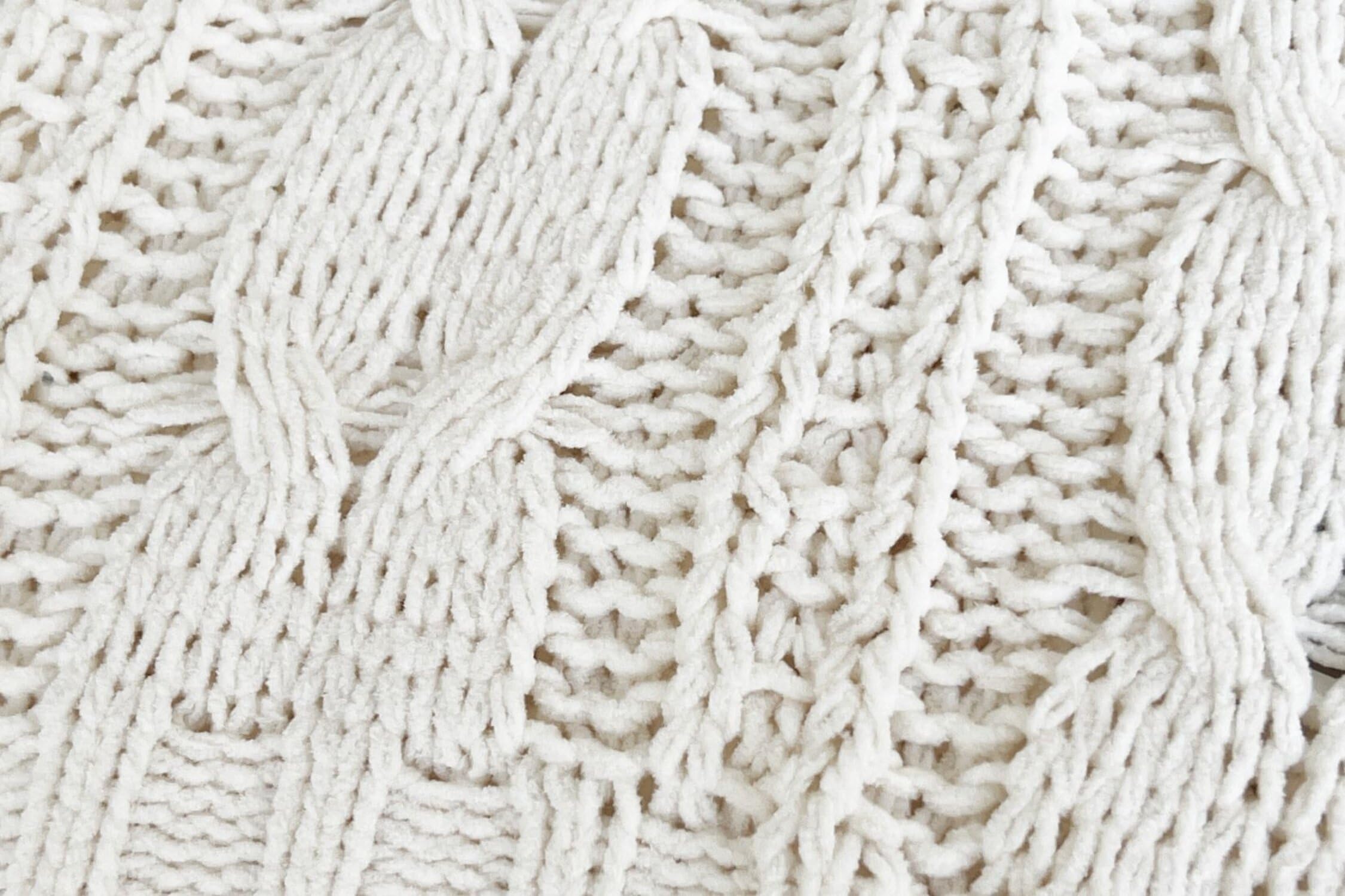 Burrito Blanco | Plaid de Punto Multiusos 100% Acrílico 130x170cm Crudo