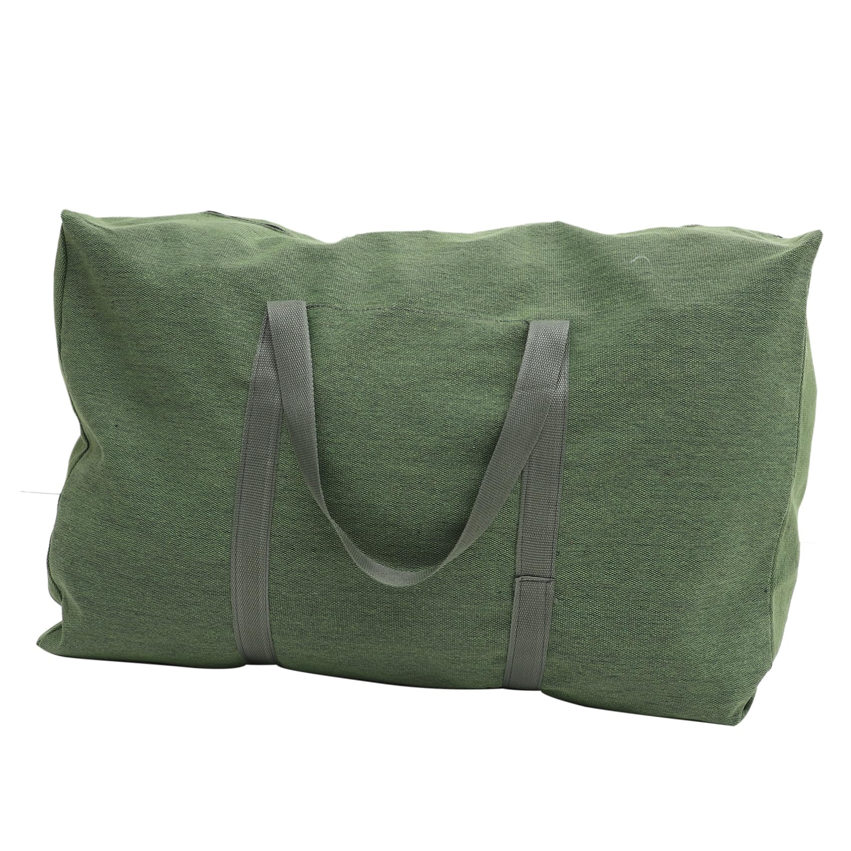 HANABASS Borsone da Viaggio in Tessuto Verde Scuro Grande Capacità e Manici Resistenti per Trasporto Abbigliamento e Biancheria per Viaggi e Traslochi Colore Casuale