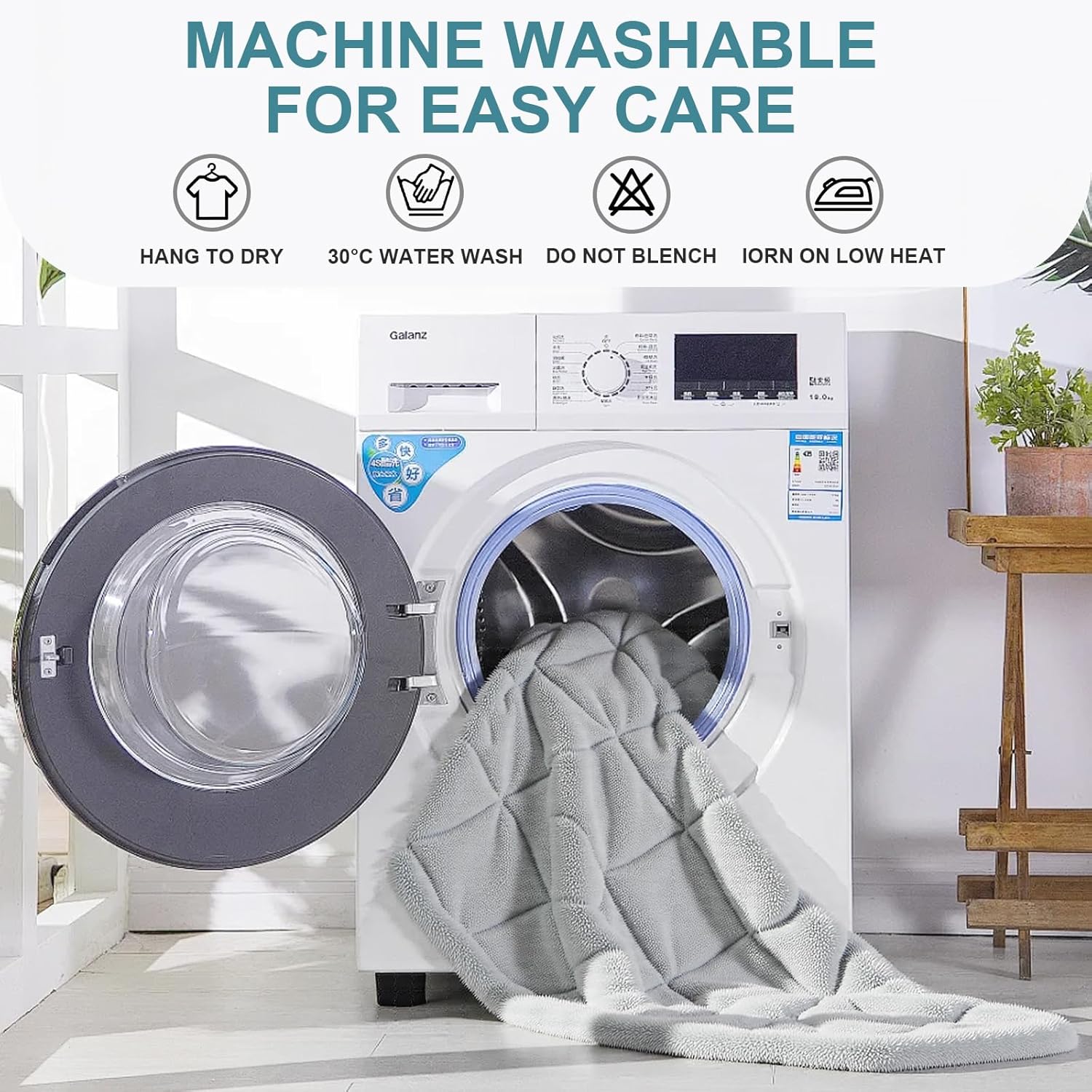 Pet Couch Cover Dogs Washable Non-Slip Couch Protector Pet Friendly Dog Mat for Couches and Sofas (Mink Velvet Light Gray, 27.6"x82.7")