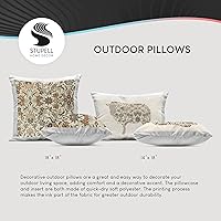 Vista 5 de Stupell Industries Gamer Zone Cyber Phrase - Almohada estampada para exteriores, 18 x 18, color negro