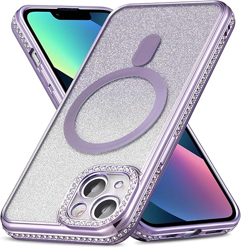 Miniatura 8 de ZCDAYE Funda para iPhone 15 Pro Max, iPhone 15 Pro Max (6.7 pulgadas) Funda compatible con carga inalámbrica, borde galvanizado transparente TPU a