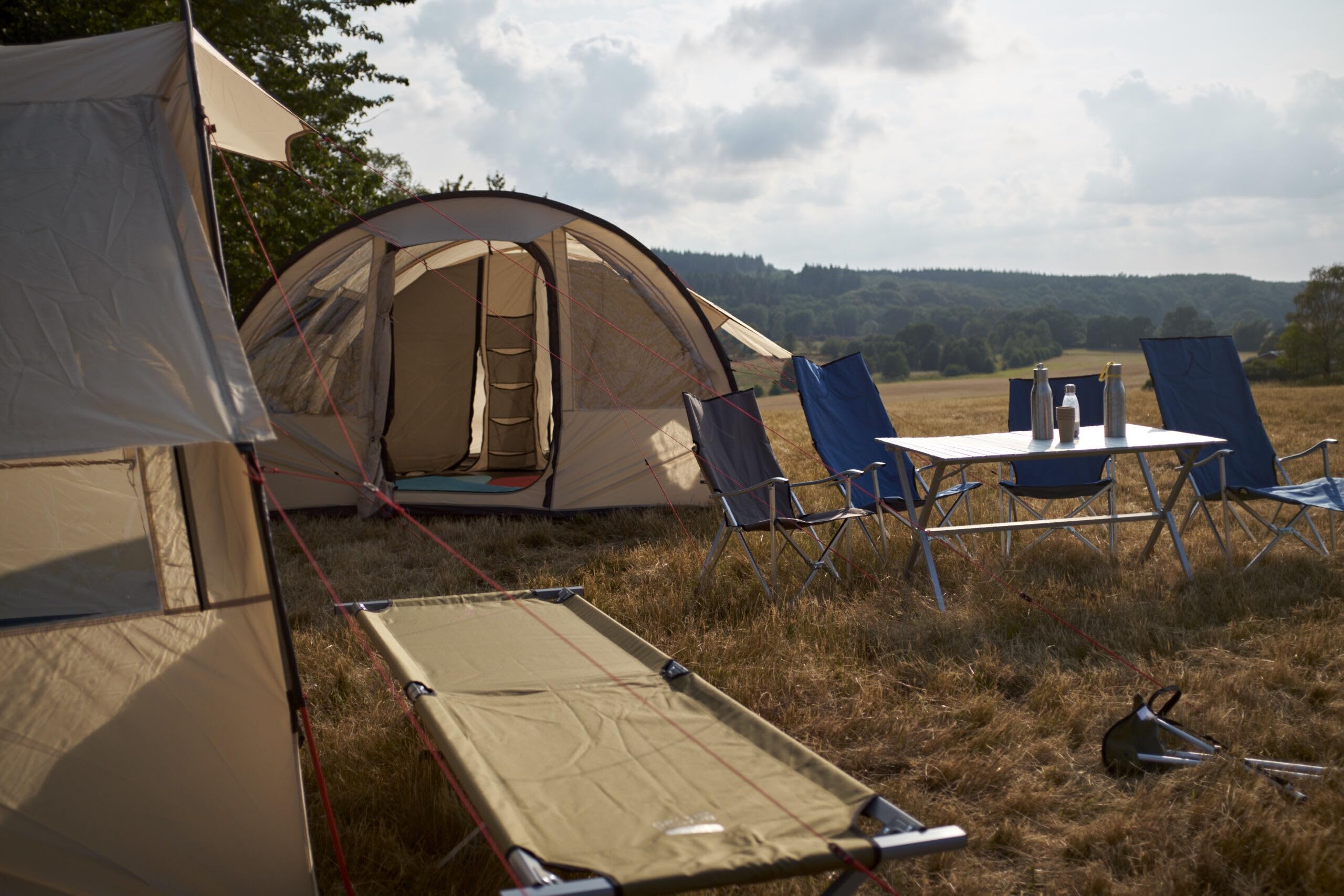 Grand Canyon Topaz Camping Bed L – Letto pieghevole da campeggio in alluminio – Letto pieghevole per esterni