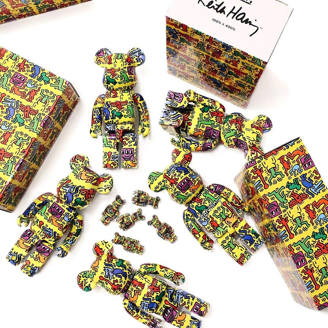 Be@rbrick Keith Haring #5 100% and 400% : Amazon.com.au