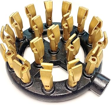 Sunrise Kitchen Supply Commercial Use 18 Duck Tips Jet Burner, Natural Gas