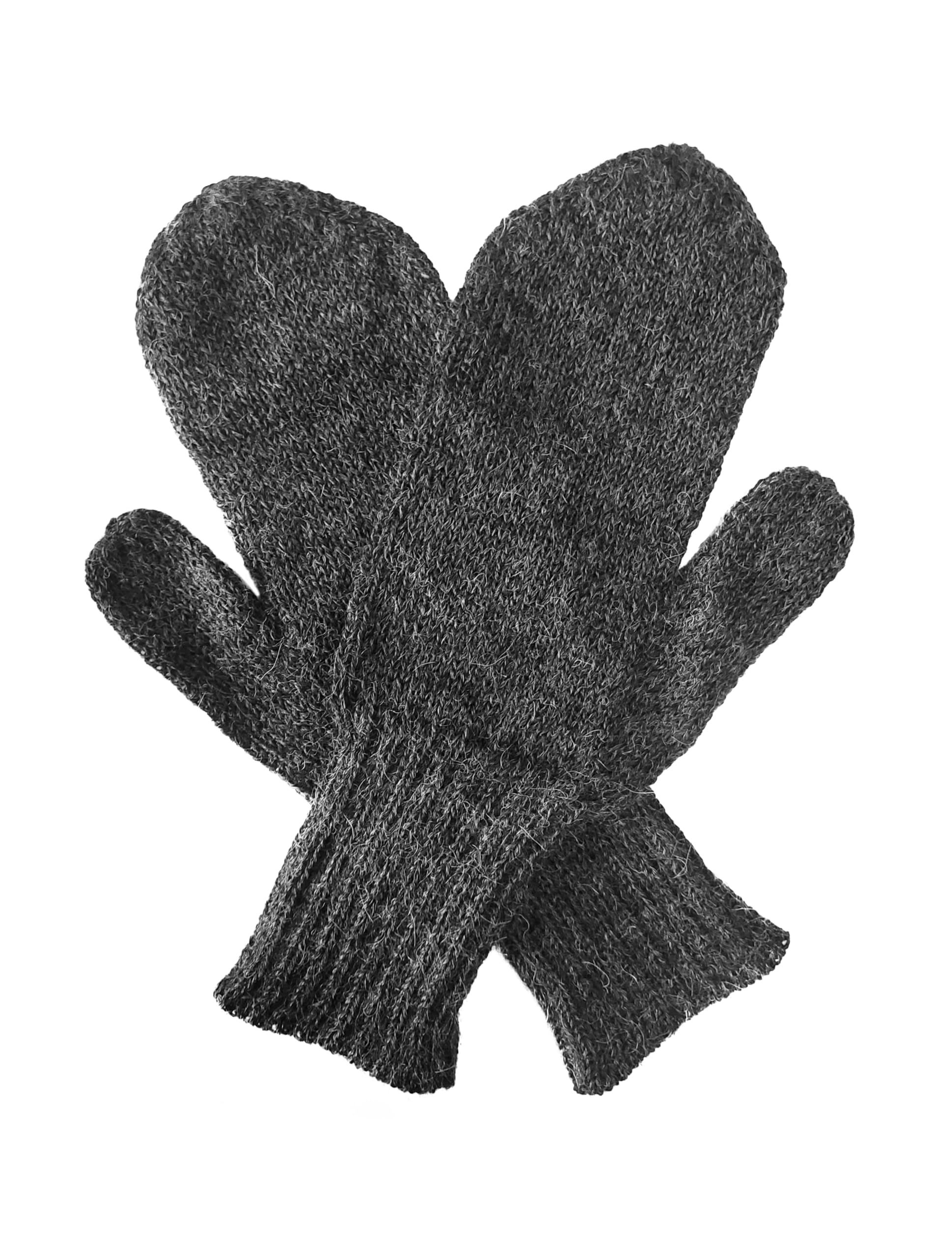 Posh Gear Alpaca Guanti Pugnoguanti Muffole Donna Uomo 100% Lana di alpaca