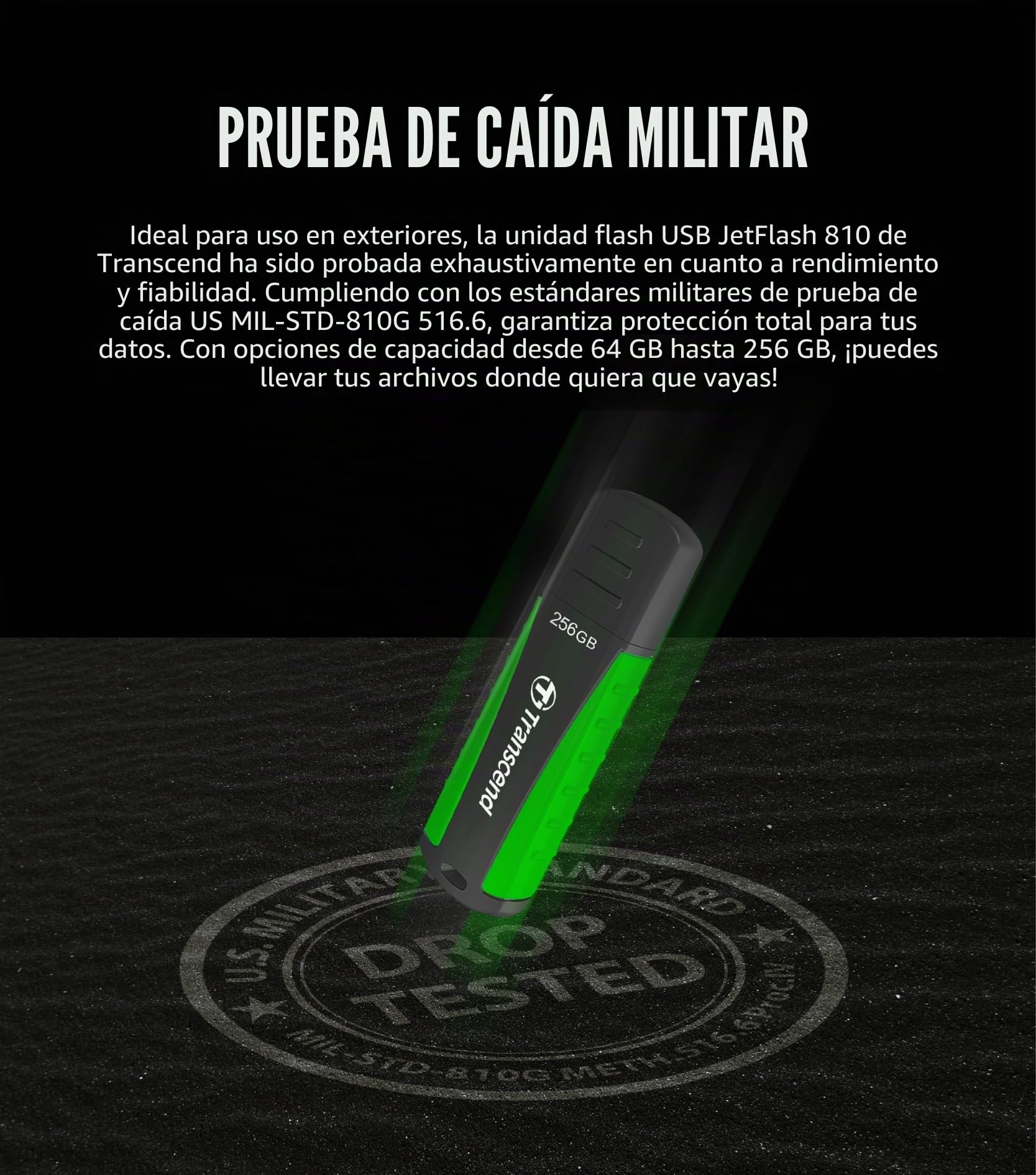Transcend Memoria USB 256GB JetFlash 810 USB 3.1 Gen 1 - TS256GJF810
