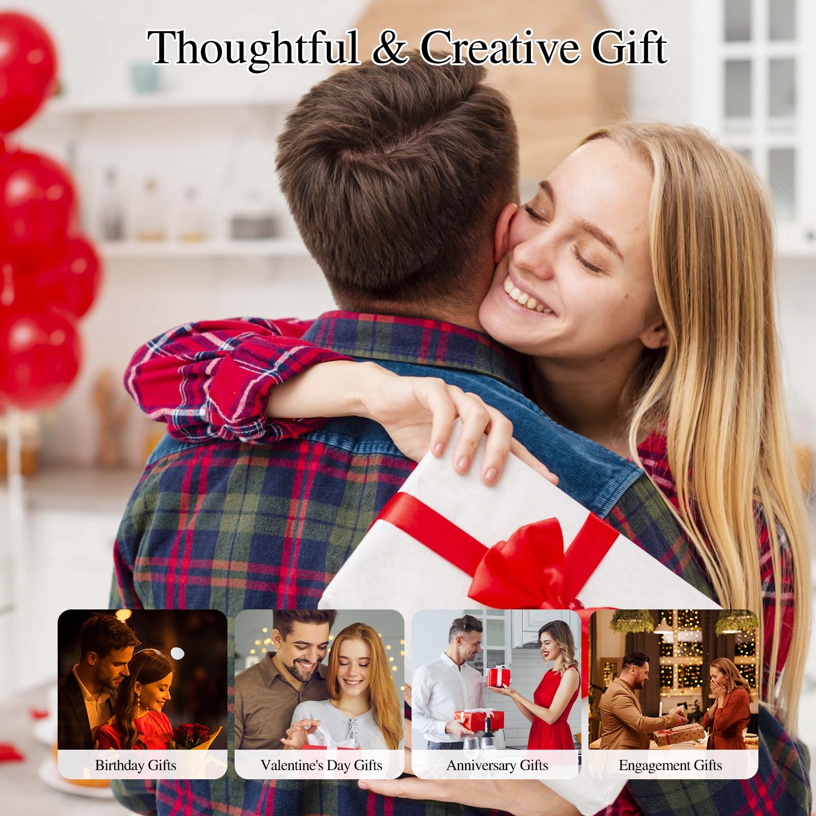Pulseras a juego para parejas, pulseras de corazón de rompecabezas, regalos perfectos de aniversario y día de San Valentín para él y ella, símbolo de amor ideal para novio, novia, marido, esposa y 6