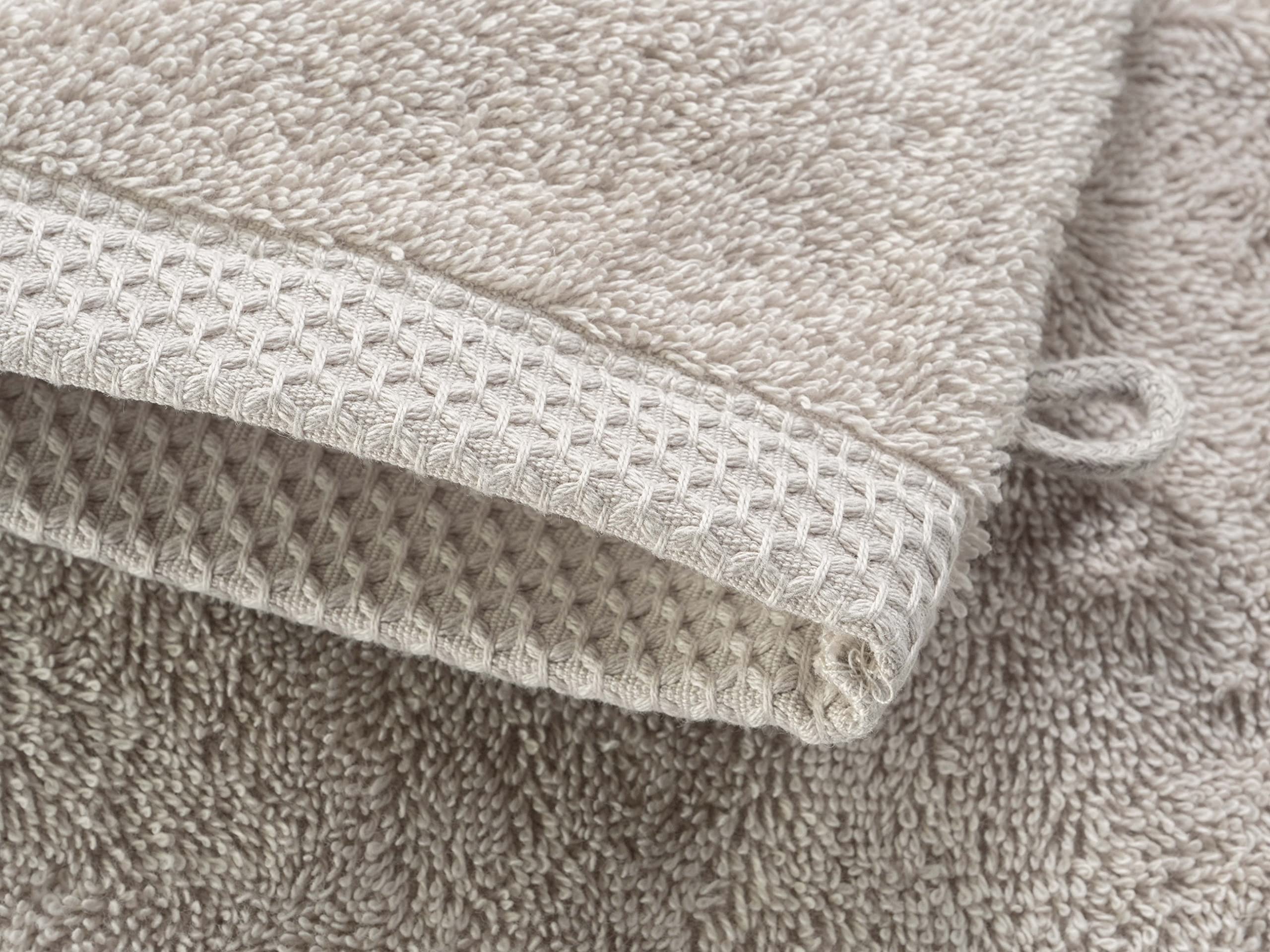 Sleepzen Guanti Da Bagno In Cotone Bio - Set Di 6, Ultra Morbidi E Assorbenti - Certificati GOTS - Foto 5