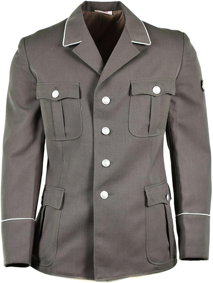Original German NVA Army Dress Jacket Officier Formal Uniform Grey Military NEW Original German NVA Army Dress Jacket Officier Formal Uniform Grey Military NEW