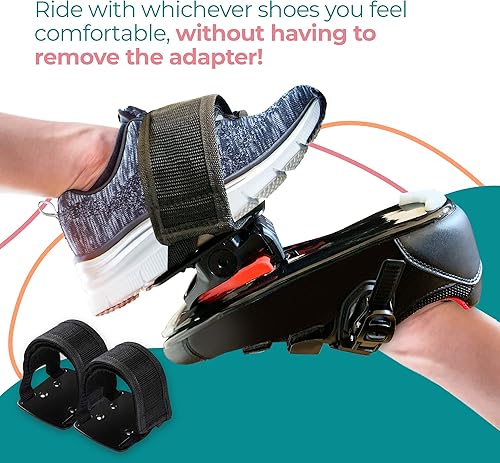 Miniatura 2 de Jaulas para dedos compatibles con la bicicleta Peloton, pedales de bicicleta con clips para los dedos para bicicleta Peloton y bicicleta Plus, uso