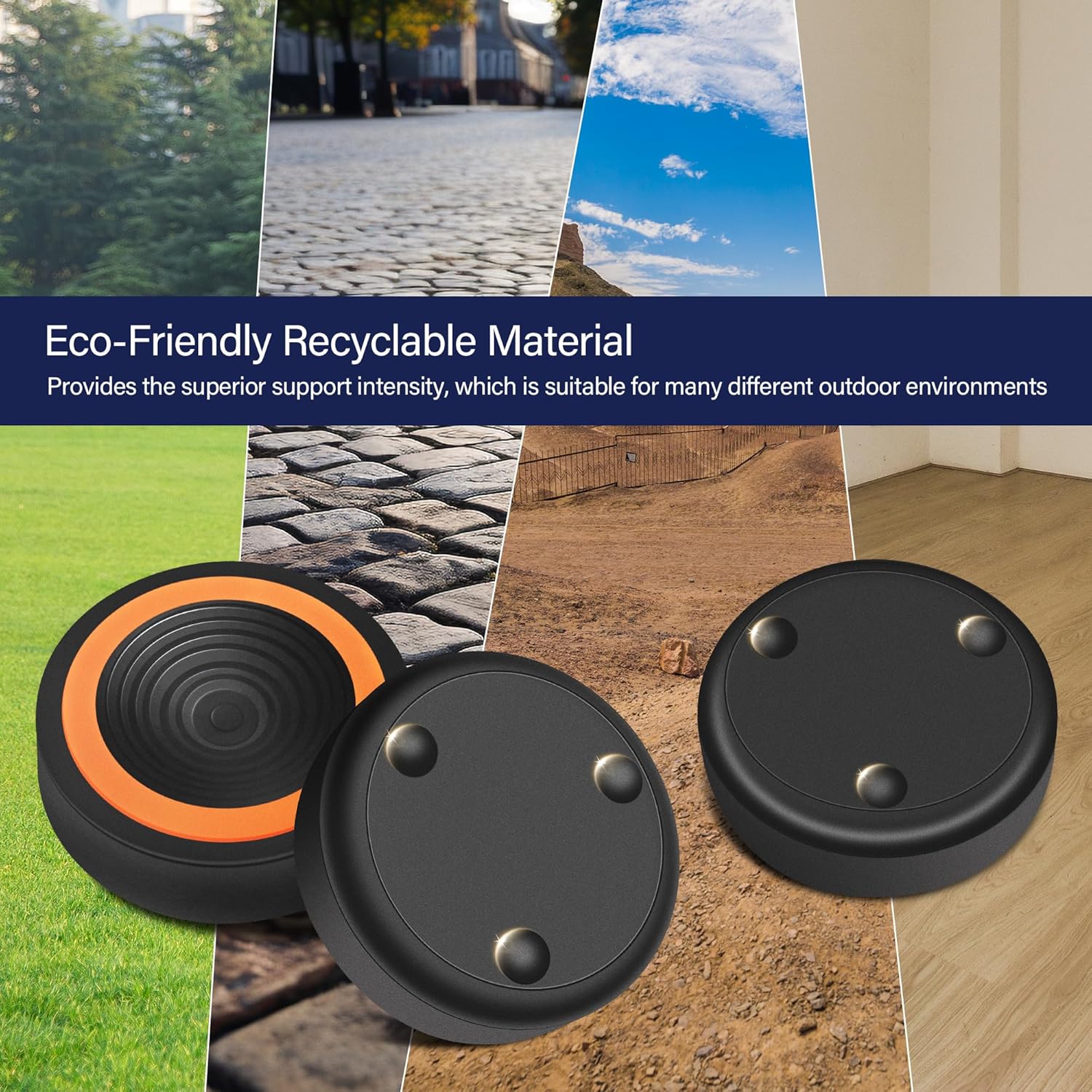 Astromania Polar Scope Adapter- Bundle with - Anti-Vibration Suppression Pads Telescope Mounts