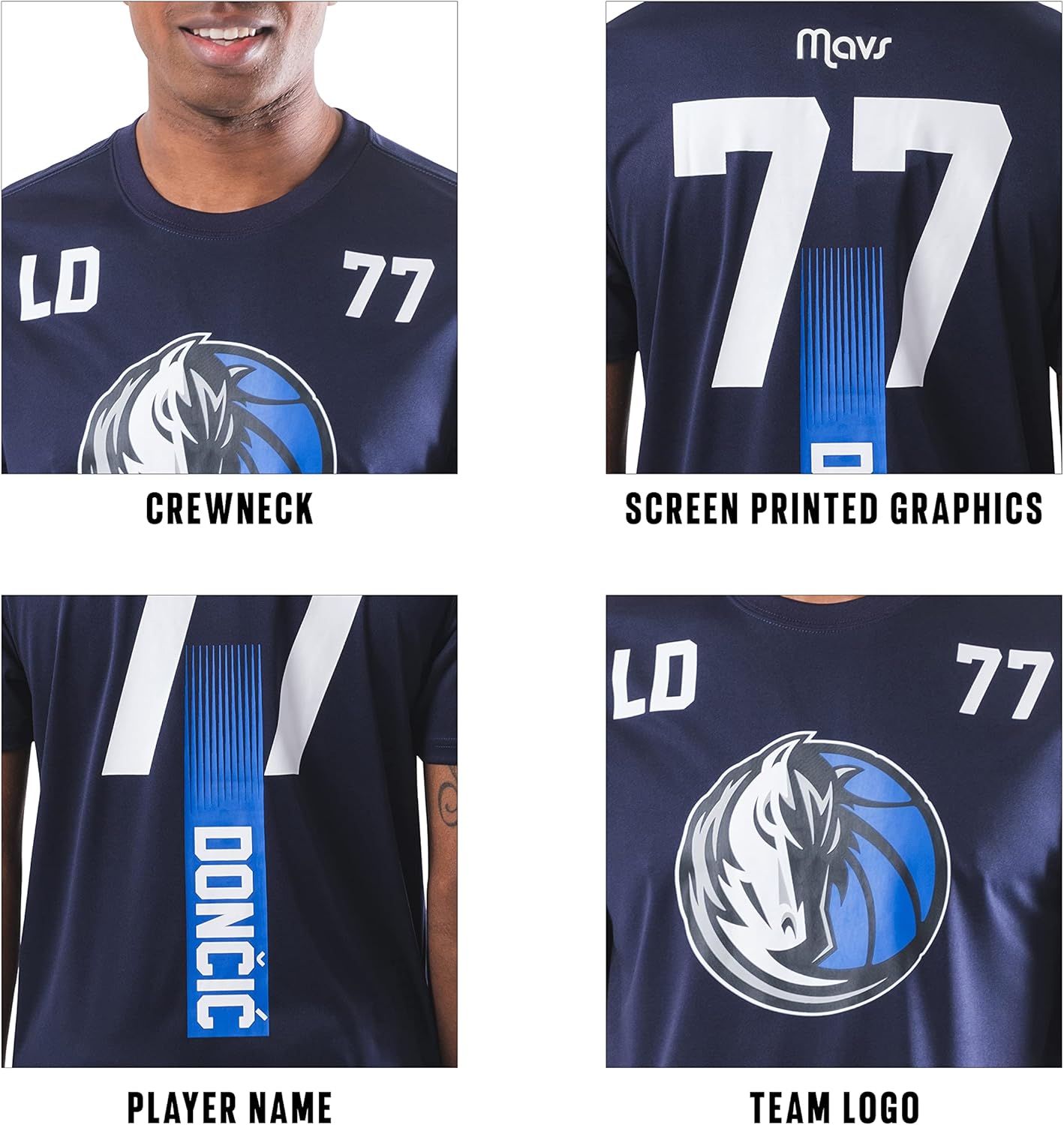 Ultra Game Men’s NBA Official Super Soft Players T-Shirt